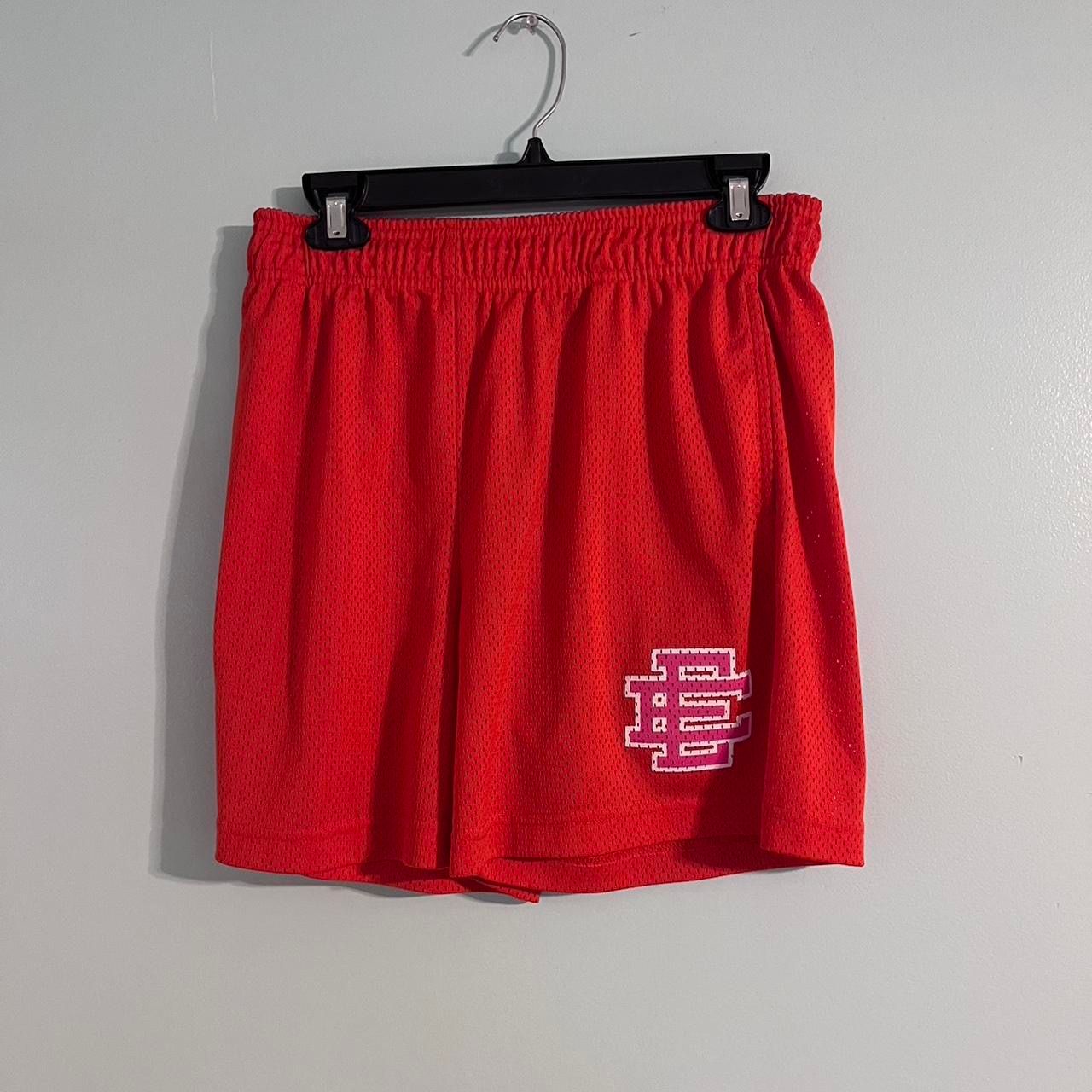Eric Emanuel Eric Emanuel EE mesh shorts “Orange/Red” size L | Grailed