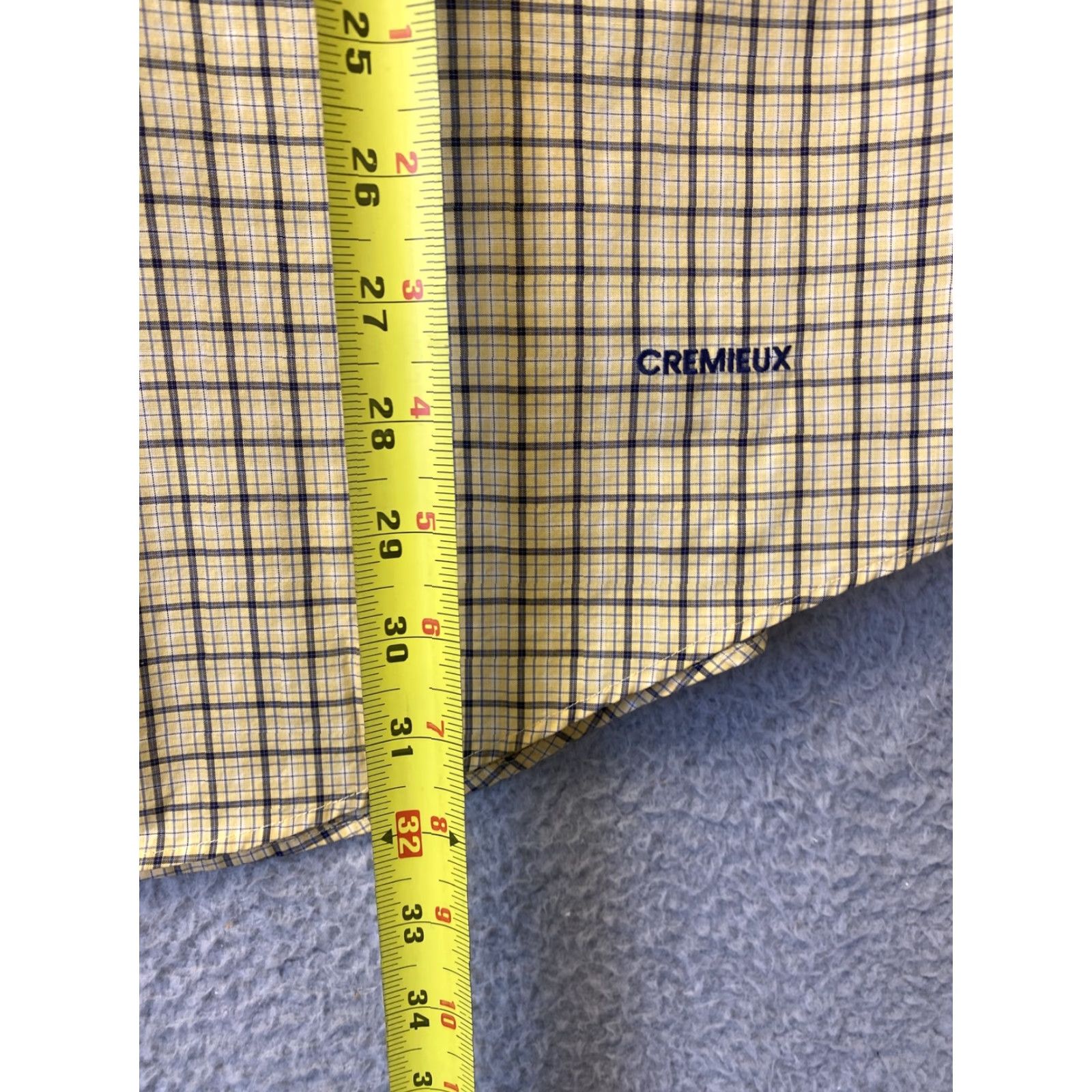 Cremieux Daniel Cremieux Shirt Classics Mens XL Yellow Plaid Button /109-8 Size US XL / EU 56 / 4 - 6 Thumbnail