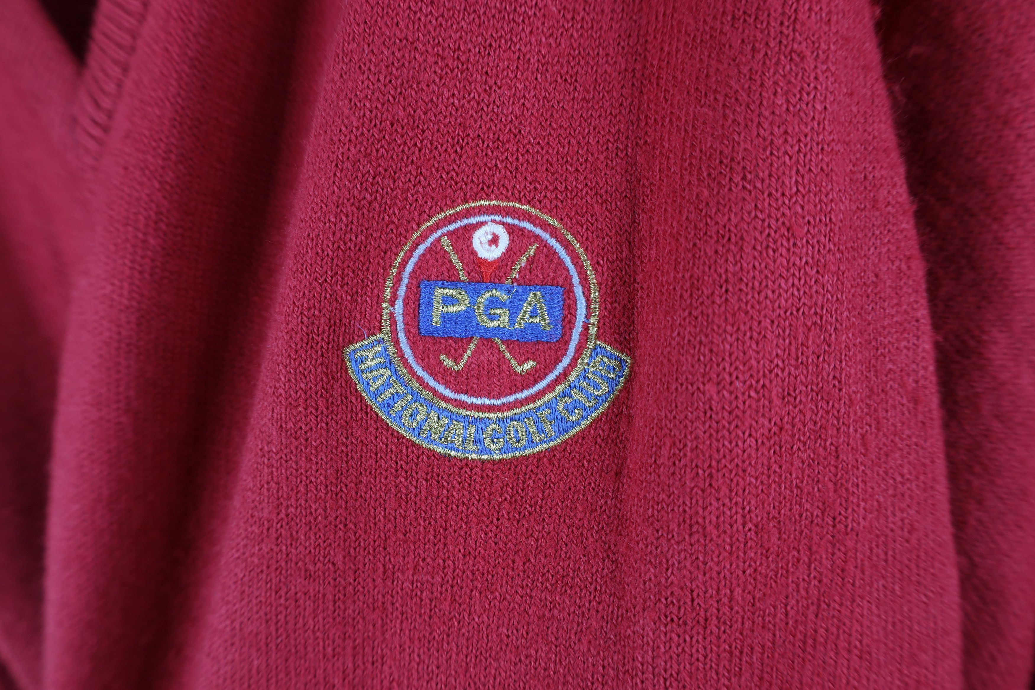 Vintage Vintage 70s 80s National Golf Club Golfing Knit Sweater USA Size US XL / EU 56 / 4 - 4 Thumbnail