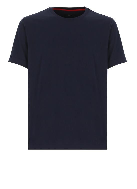 Fay FAY Men T-Shirts NPMB3501330UCX U806 Blue Size US XXL / EU 58 / 5 - 1 Thumbnail