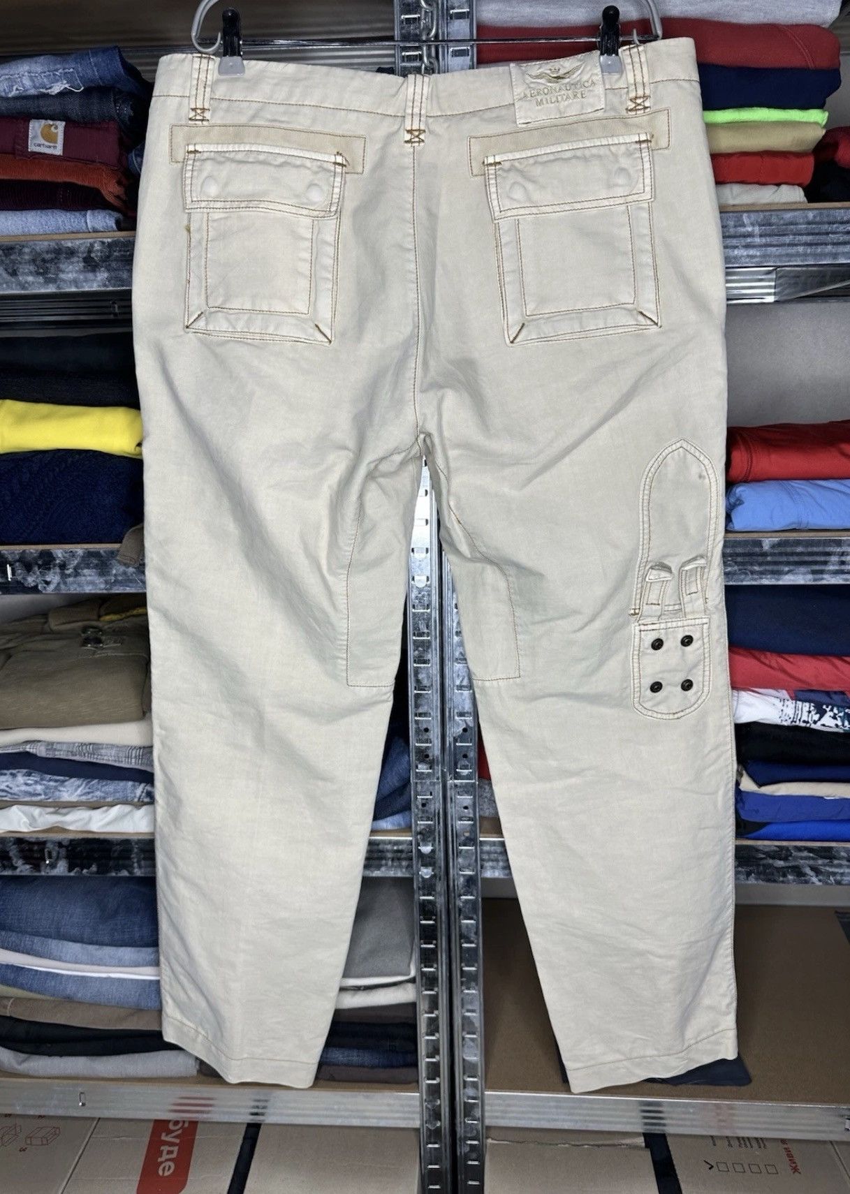 Aeronautica Militare Aeronautica Militare Cargo Army Y2K Rarest Pants Size 52 Size US 36 / EU 52 - 2 Thumbnail