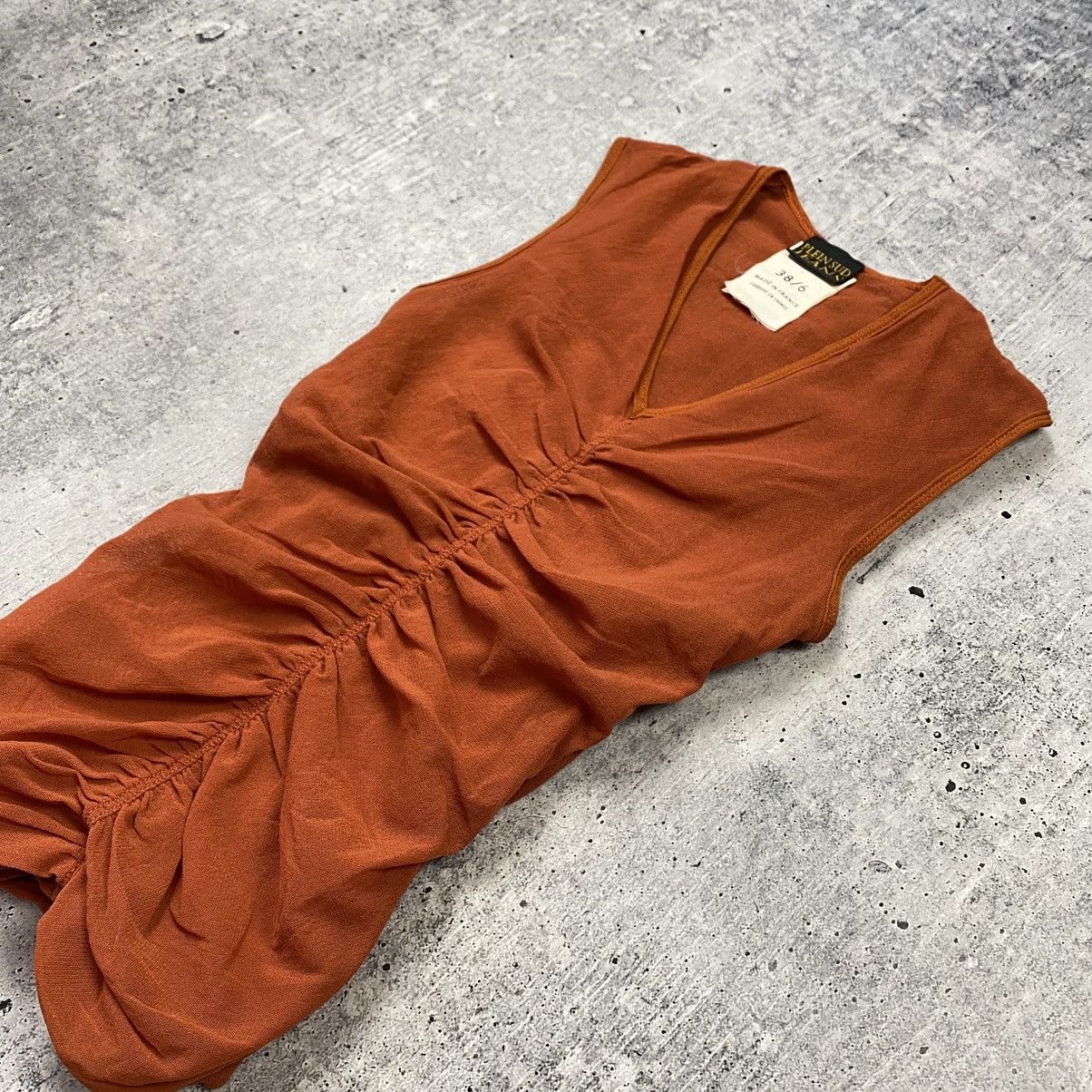 plein sud Plein Sud Jeans Archive Y2K Top Size 38/6 Terracotta France Size S / US 4 / IT 40 - 10 Thumbnail