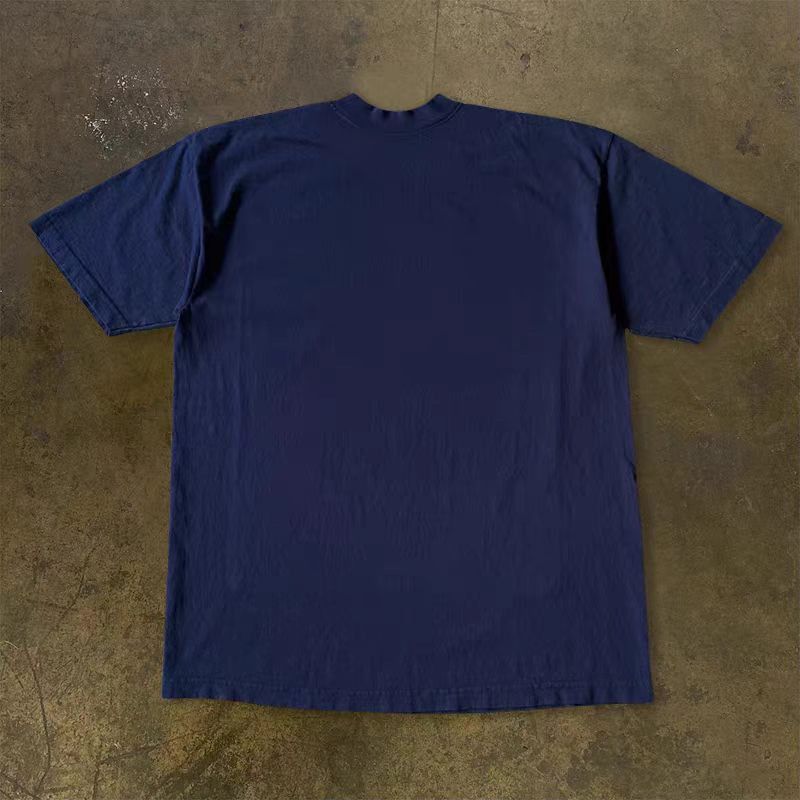 Vintage Blue Washed Vintage Animal Print T-Shirt Size US M / EU 48-50 / 2 - 2 Thumbnail