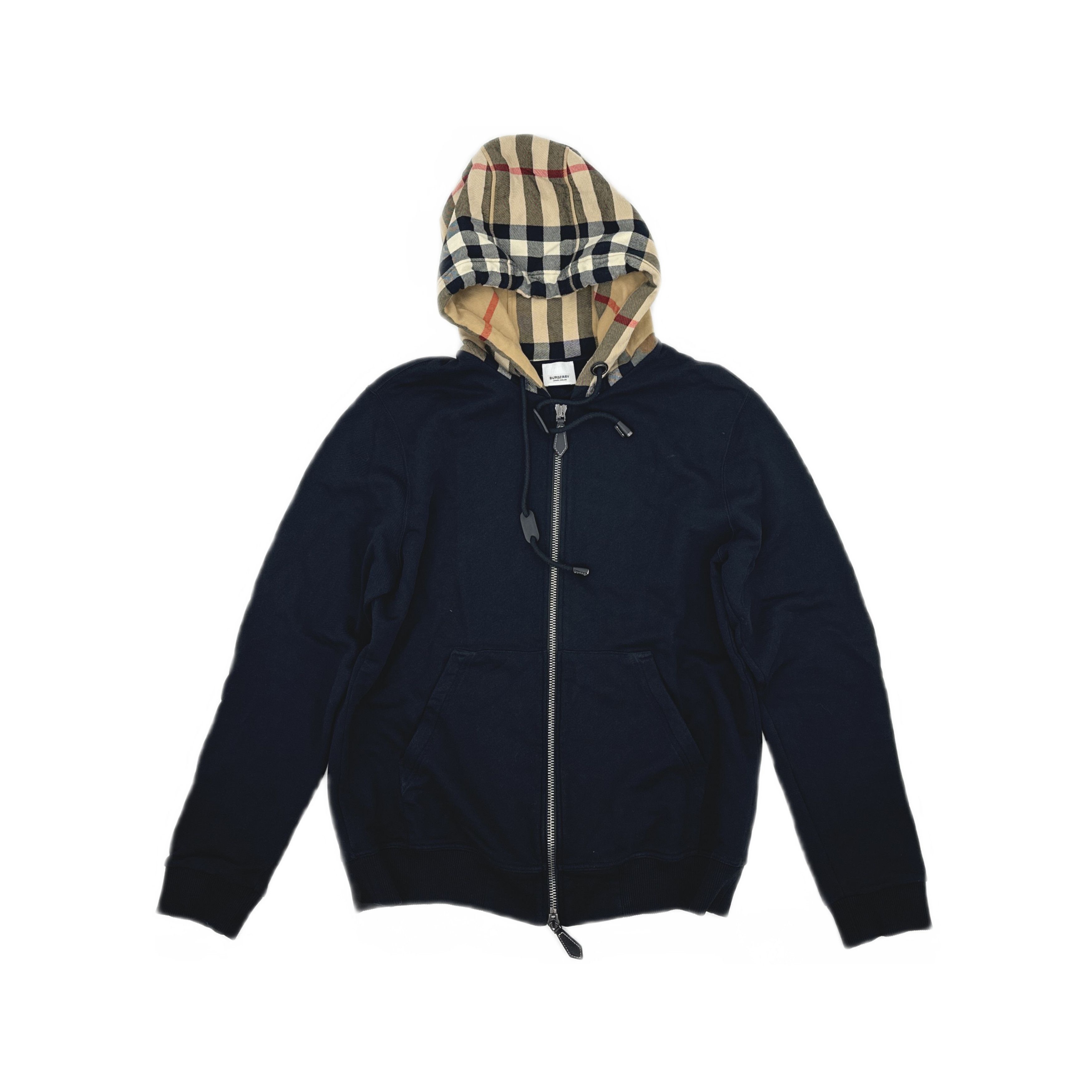 Burberry Burberry Check Hood Zip Up Hoodie Size S Size US S / EU 44-46 / 1 - 1 Thumbnail