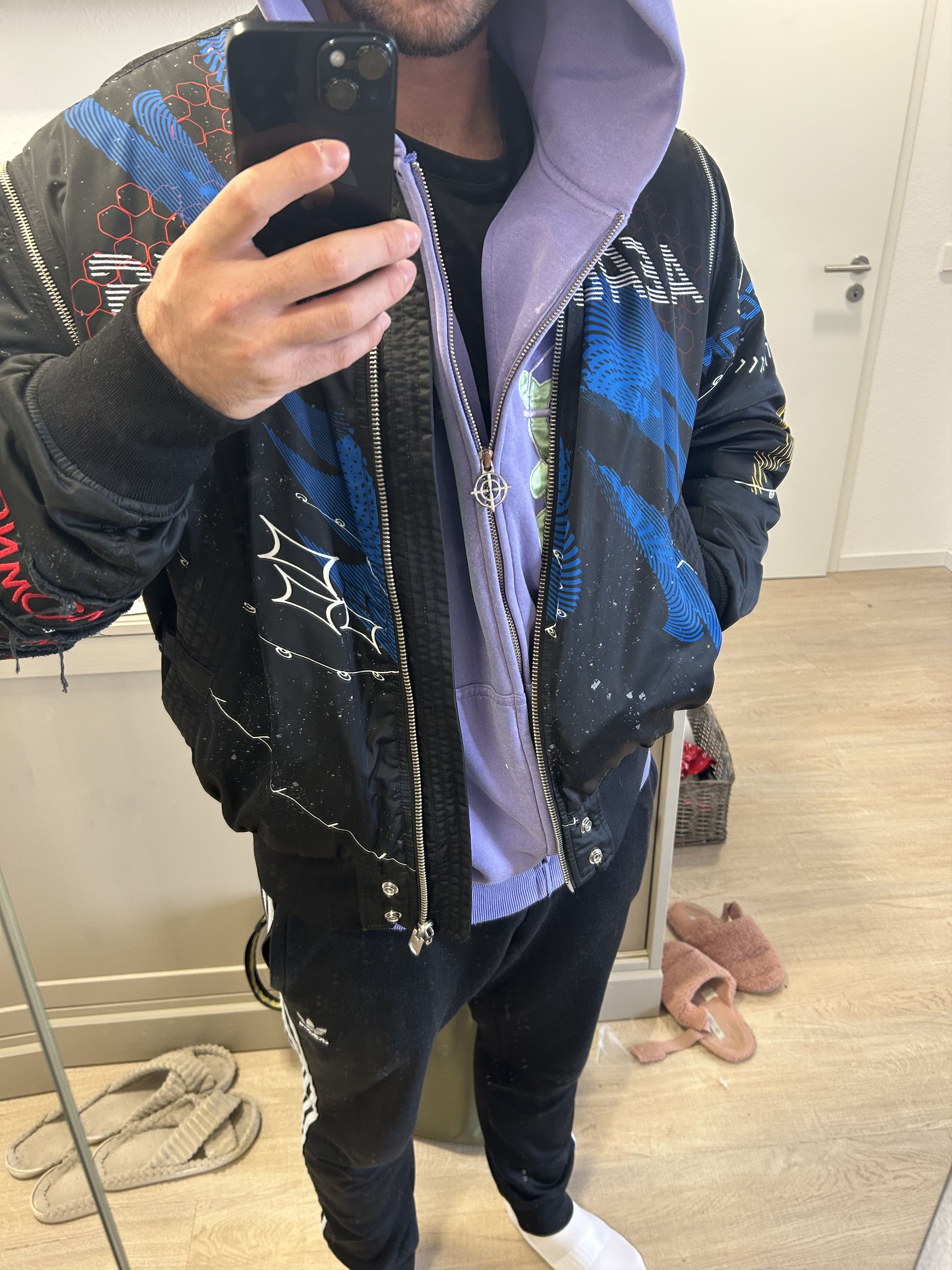 Diesel Diesel J-Dwight Bomber Jacket Reversible Size US XXL / EU 58 / 5 - 9 Thumbnail