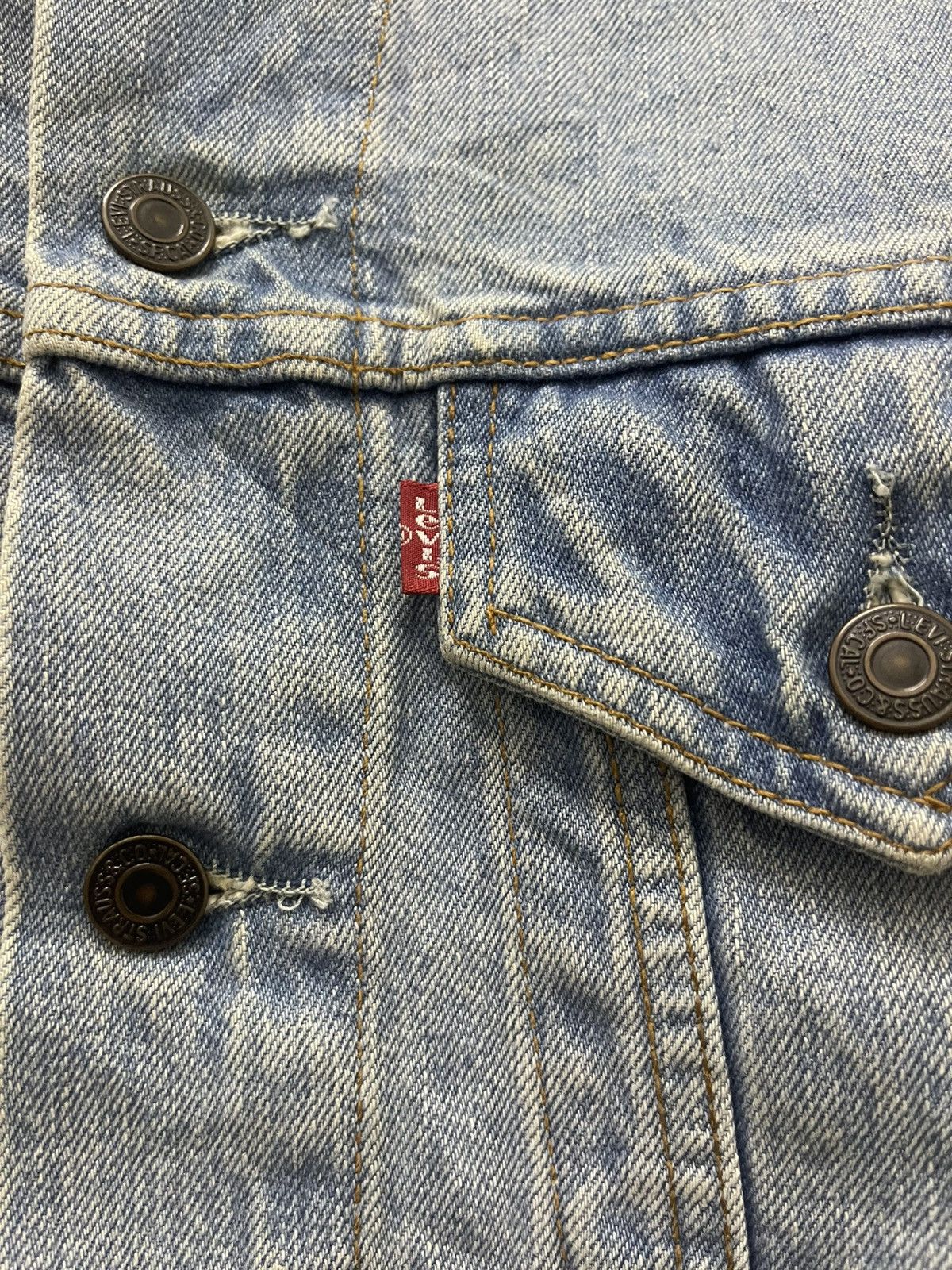 Levi's Rare Vintage LEVIS THE KATTAIL Denim Jacket Size US XS / EU 42 / 0 - 7 Thumbnail