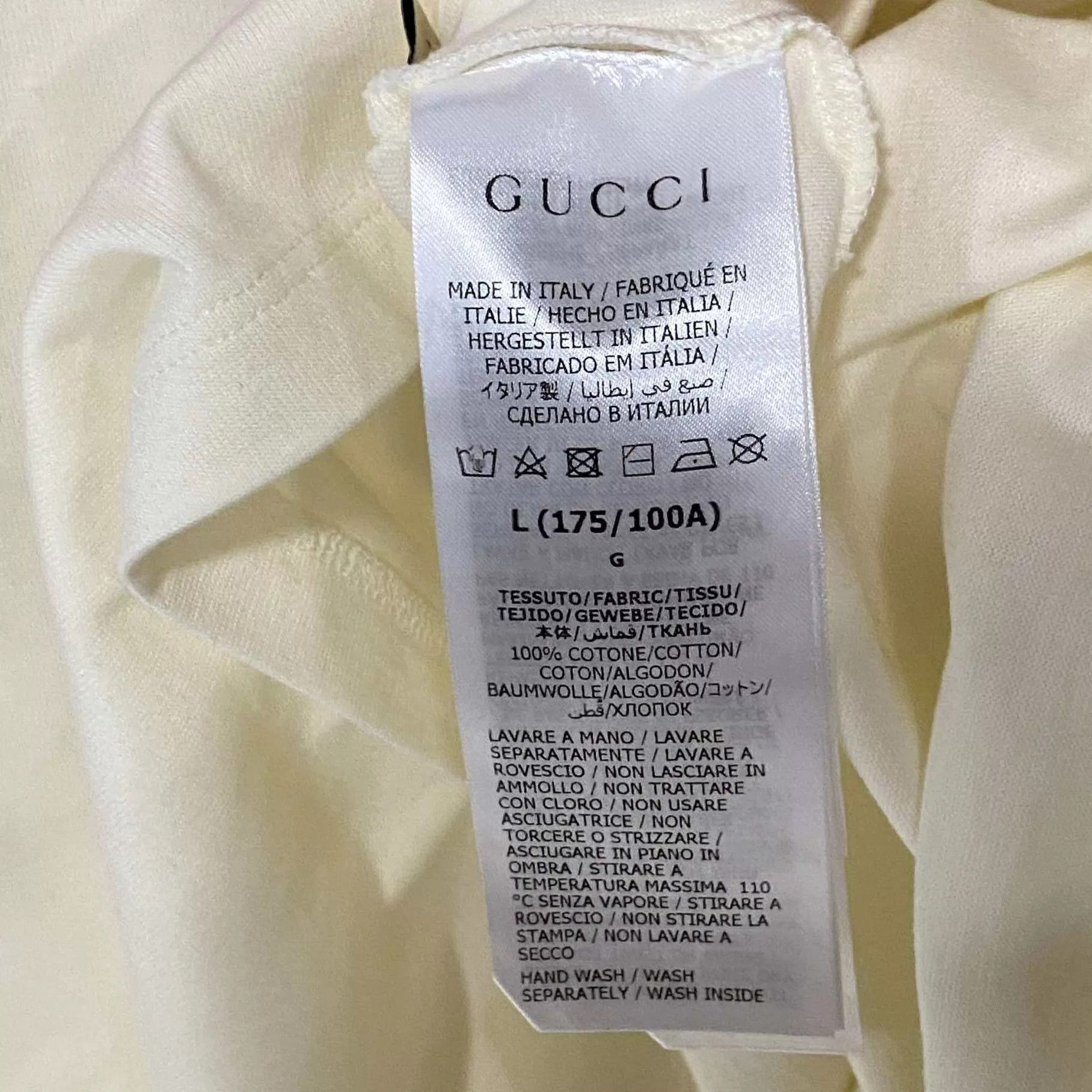 Gucci GUCCI Lightning Logo Short Sleeve T-Shirt L Size US L / EU 52-54 / 3 - 4 Thumbnail