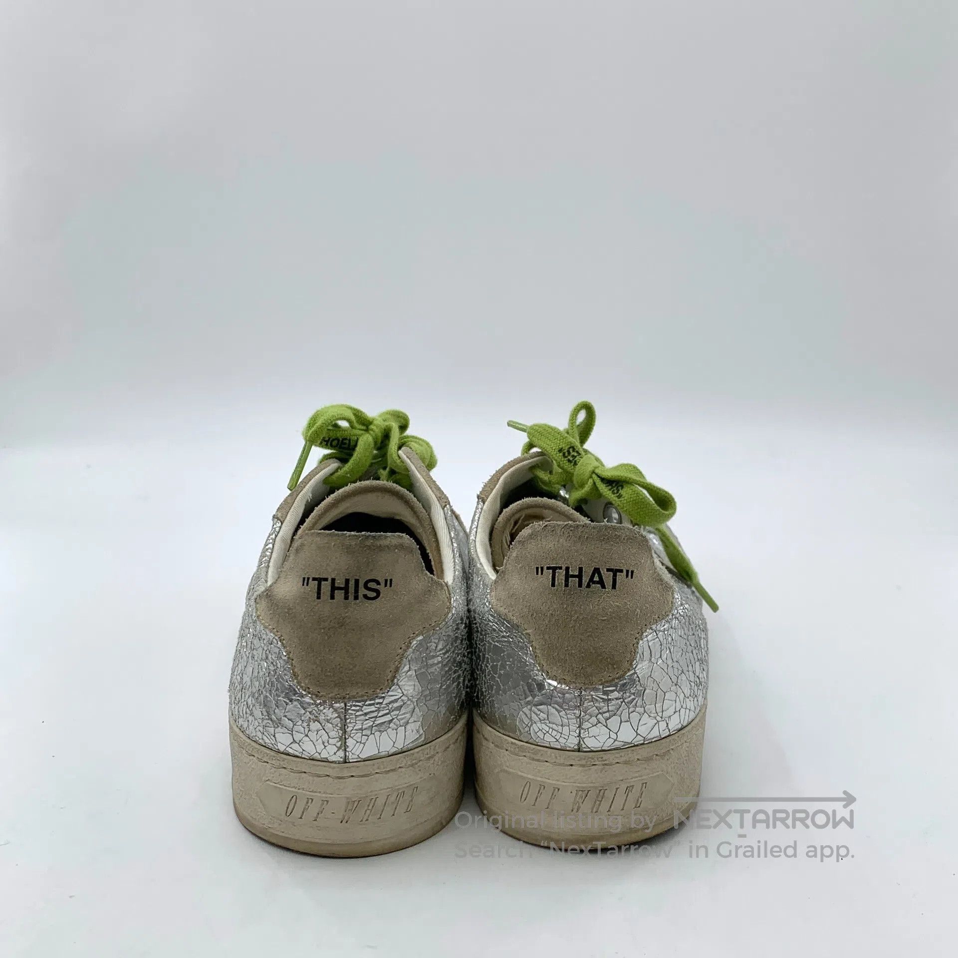 Off-White Off-White Multicolored Arrow Strap Casual Flat Sneakers Di Size US 8 / EU 41 - 4 Thumbnail