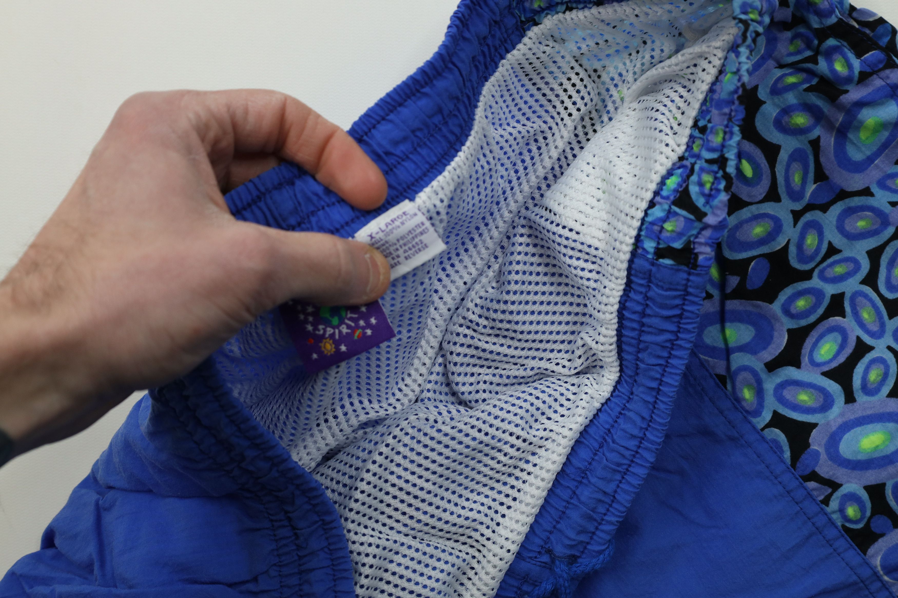 Vintage Vintage 90s Streetwear Lined Above Knee Surf Shorts Trunks Size US 36 / EU 52 - 6 Thumbnail