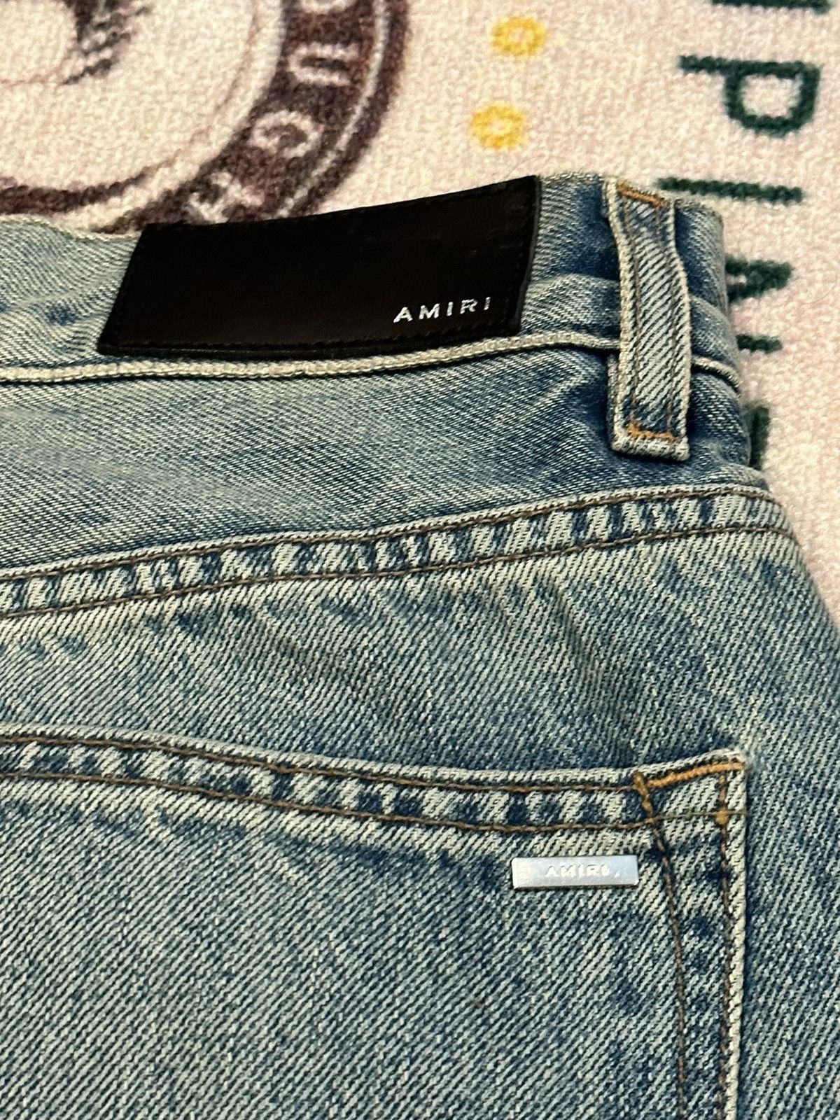 Amiri Amiri Bootleg Vintage Indigo Jeans Size US 30 / EU 46 - 14 Thumbnail