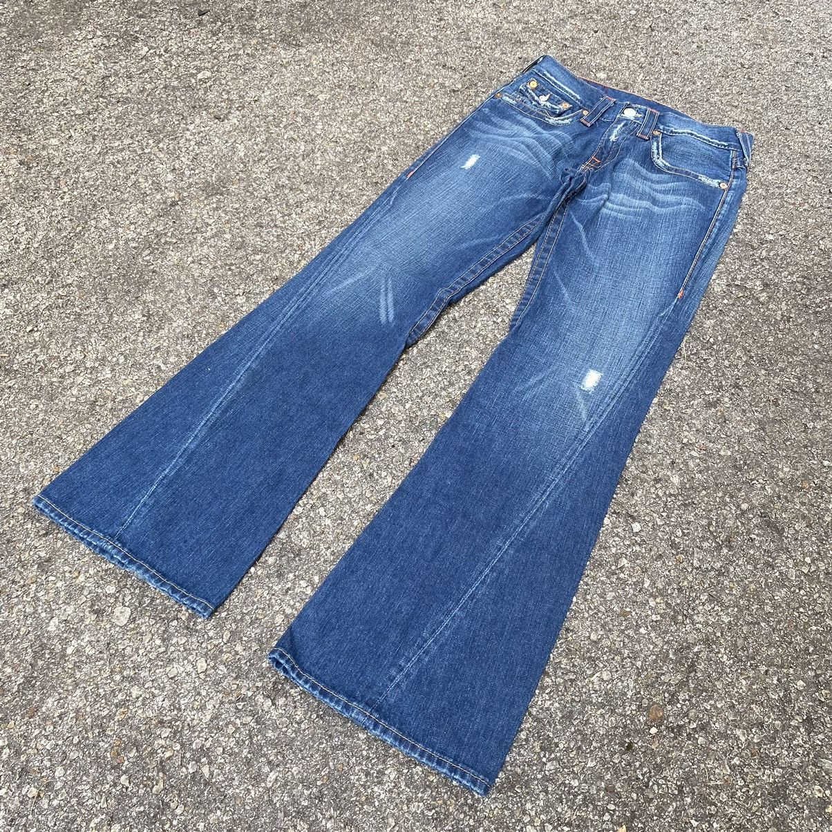 True Religion True Religion Flare Jeans Low Rise Denim Size US 29 - 2 Thumbnail