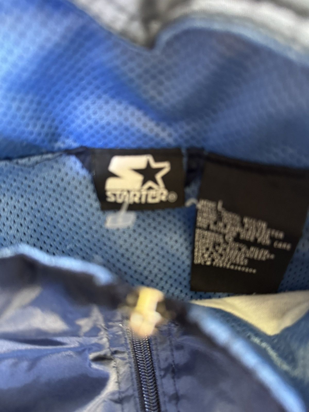 Starter Navy blue starter windbreaker zip up Size US L / EU 52-54 / 3 - 6 Thumbnail
