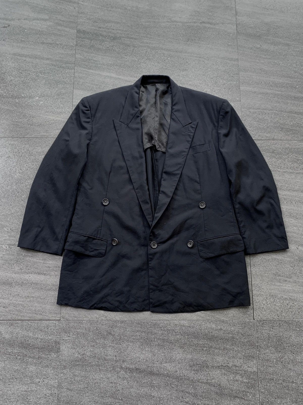 Yohji Yamamoto FREE TAX! Harness Wool Blazer Jacket Size US M / EU 48-50 / 2 - 2 Thumbnail