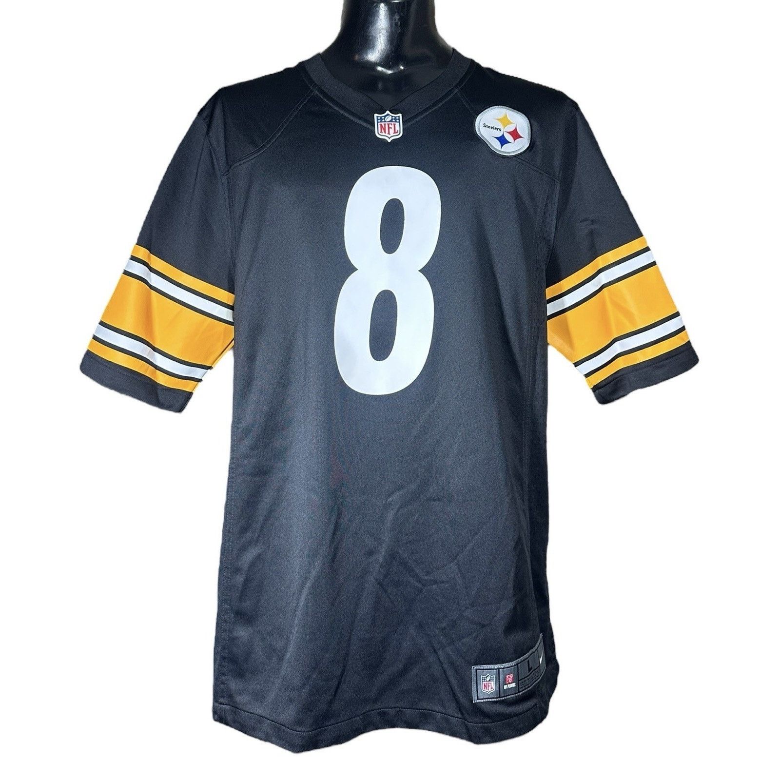 Nike Nike On Field Pittsburgh Steelers Pickett #8 NFL Jersey L Size US L / EU 52-54 / 3 - 1 Thumbnail