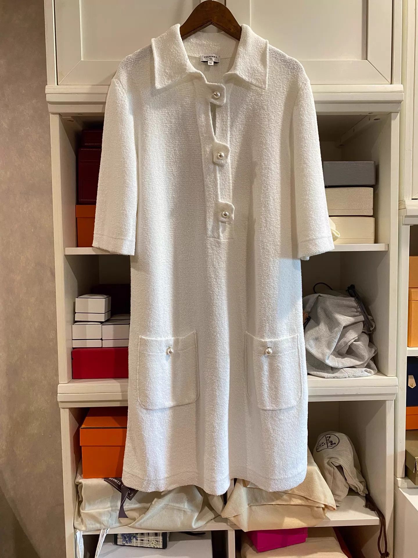 Chanel Chanel Dress 36 Like New Classic Pearl Buttons Size XS / US 0-2 / IT 36-38 - 1 Thumbnail