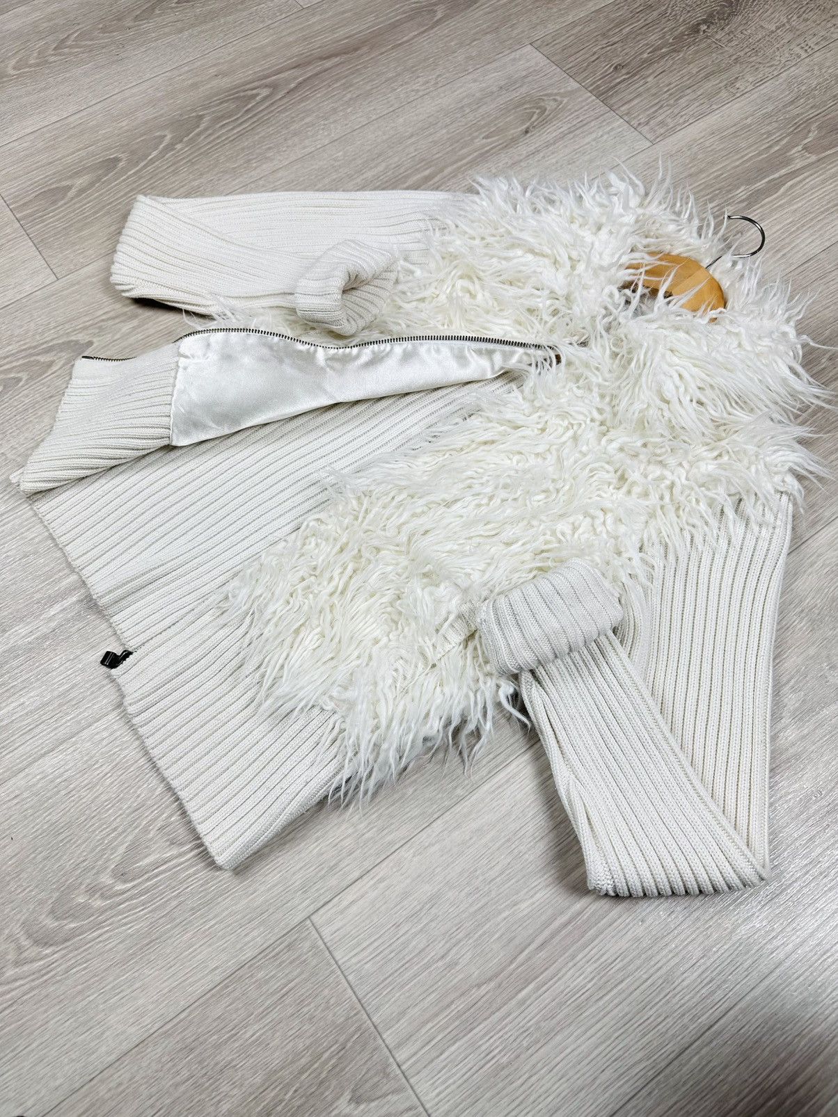 Other Japanese Fur Knit Zip Sweater LGB Style Y2K IfSixWasNine Size M / US 6-8 / IT 42-44 - 8 Thumbnail