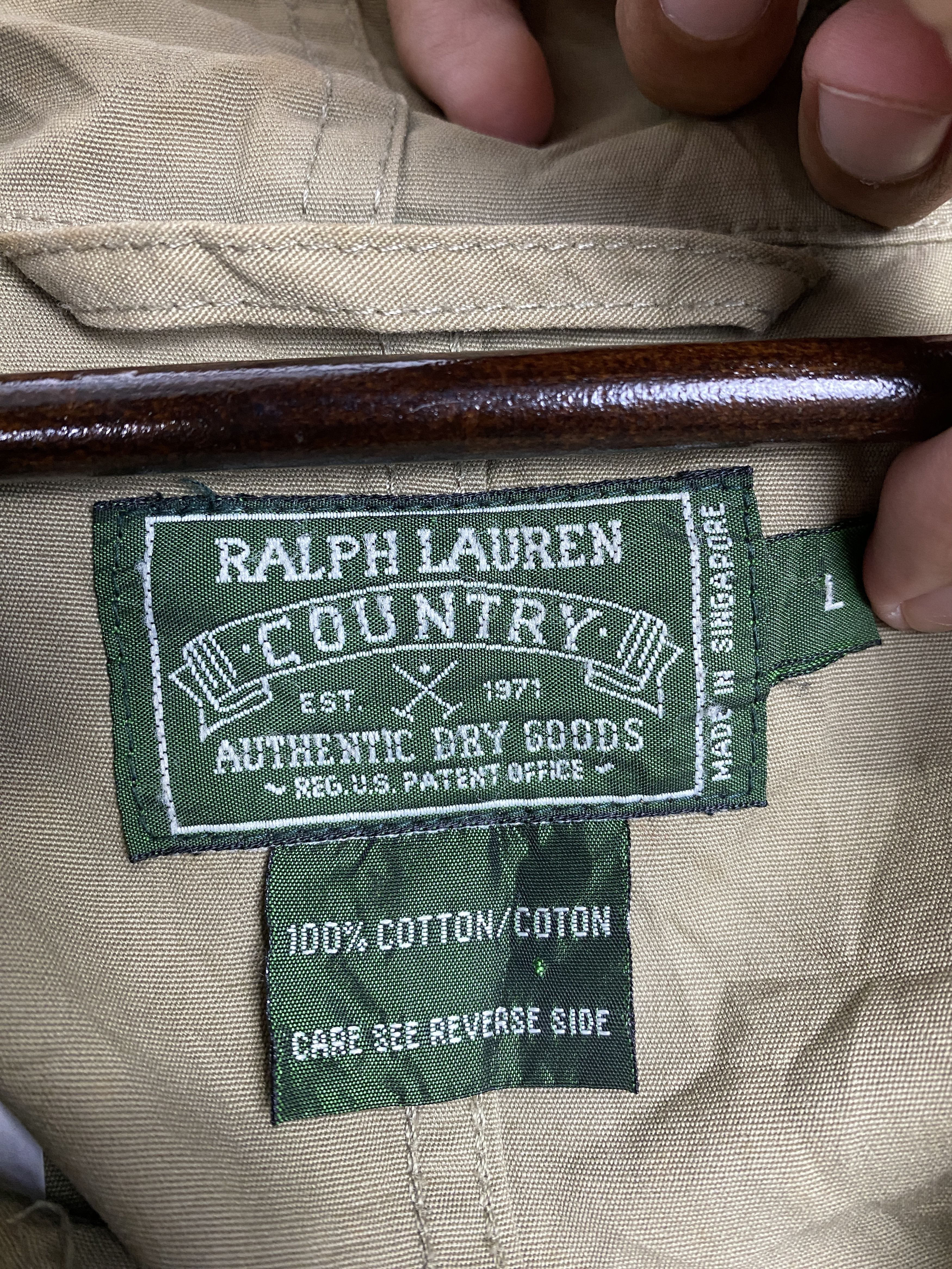 Ralph Lauren Vintage Ralph Lauren Long Jacket PJ2630 Size US L / EU 52-54 / 3 - 9 Thumbnail