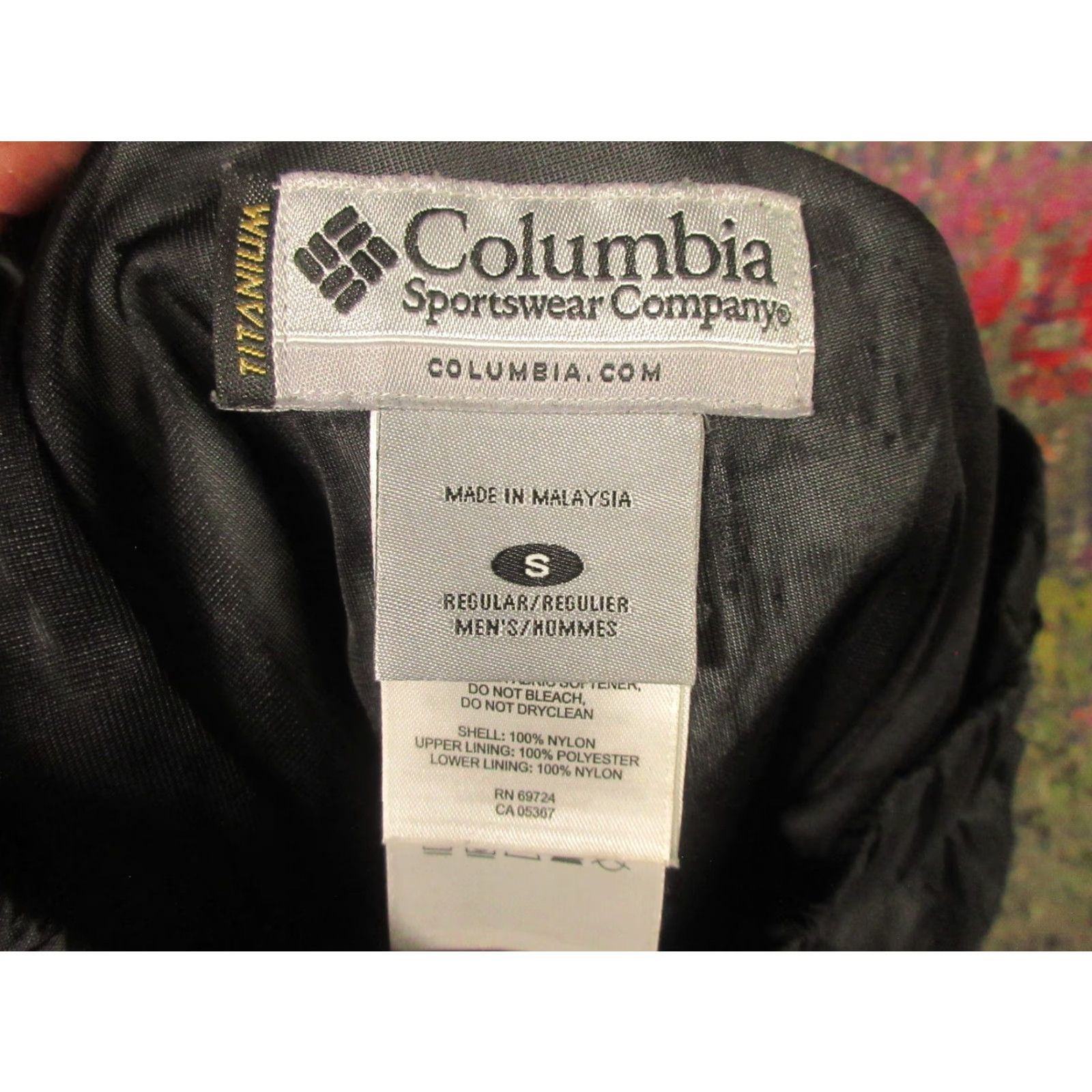 Rains Columbia Rain Pants Mens S Black Waterproof Lightweight Omni-Tech Elastic Waist Straight Leg Casual Travel 32 Inseam Mens Size US 29 - 3 Thumbnail