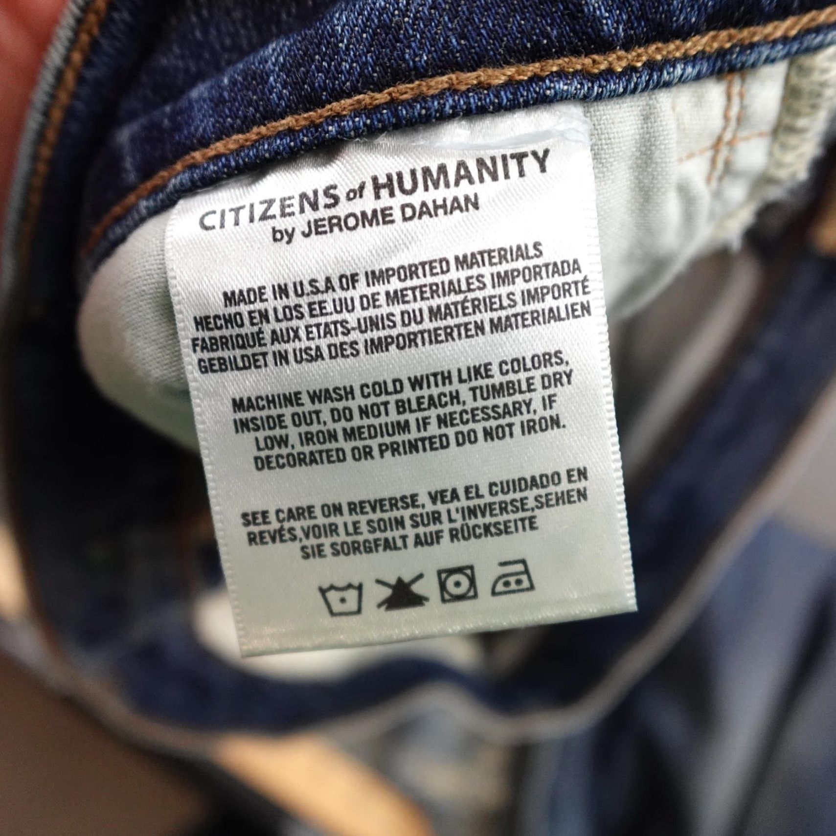 Citizens Of Humanity VINTAGE Citizens of Humanity Jeans Womens 27 Blue Distressed Flare USA 1547-357 Size 27" / US 4 / IT 40 - 6 Thumbnail