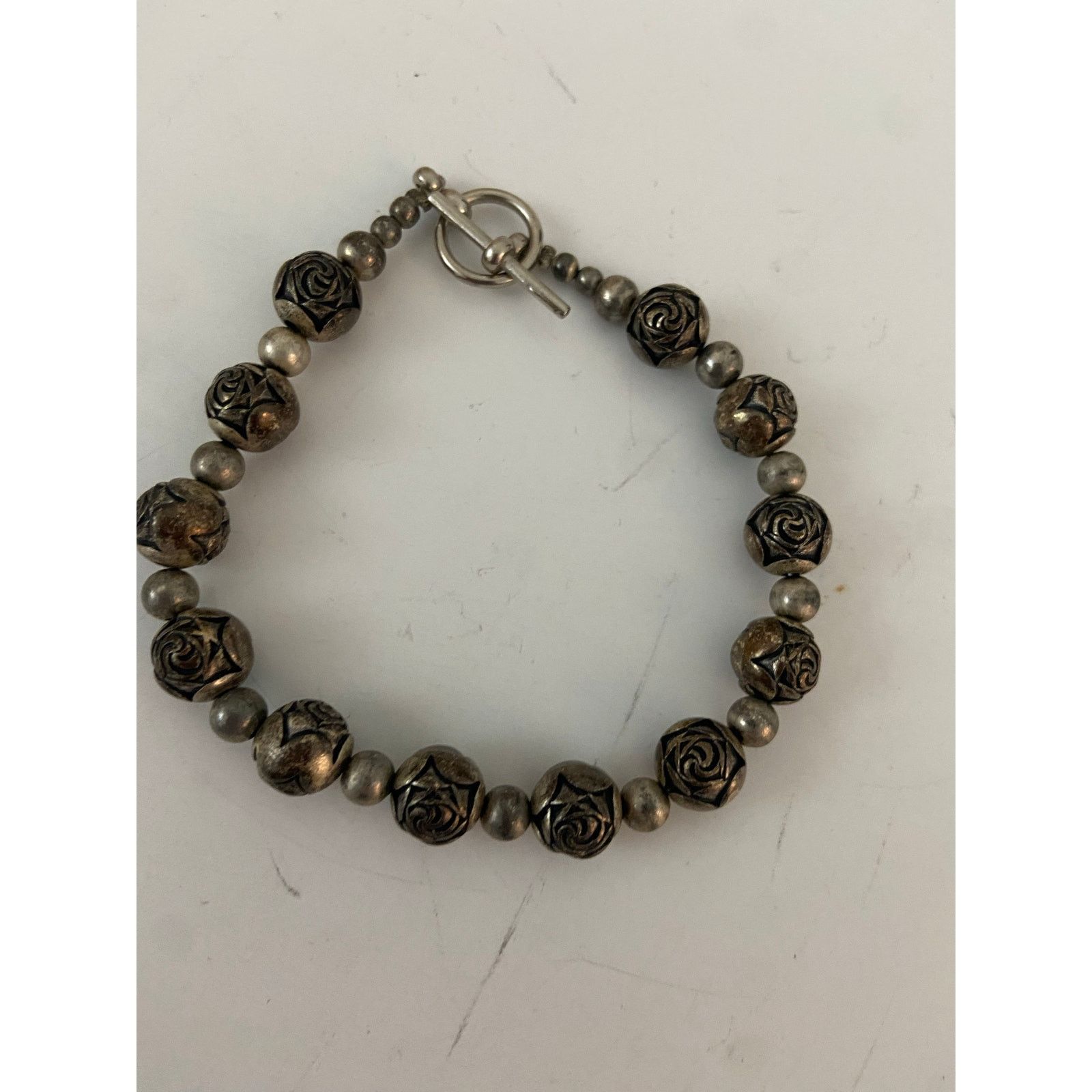 Other Metal rose bead bracelet Size ONE SIZE - 3 Thumbnail
