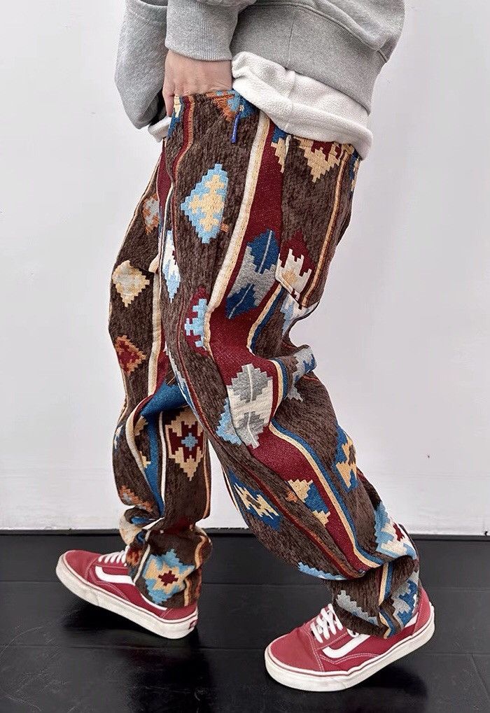 Retro y2k bohemian hippie pants