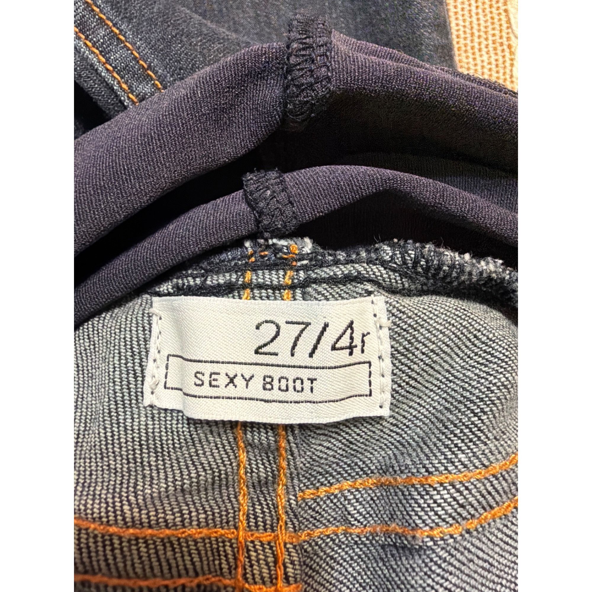 Gap Gap Sexy Boot Maternity Bootcut Jeans Dark Wash Stretch Fabr Size 27" / US 4 / IT 40 - 5 Thumbnail