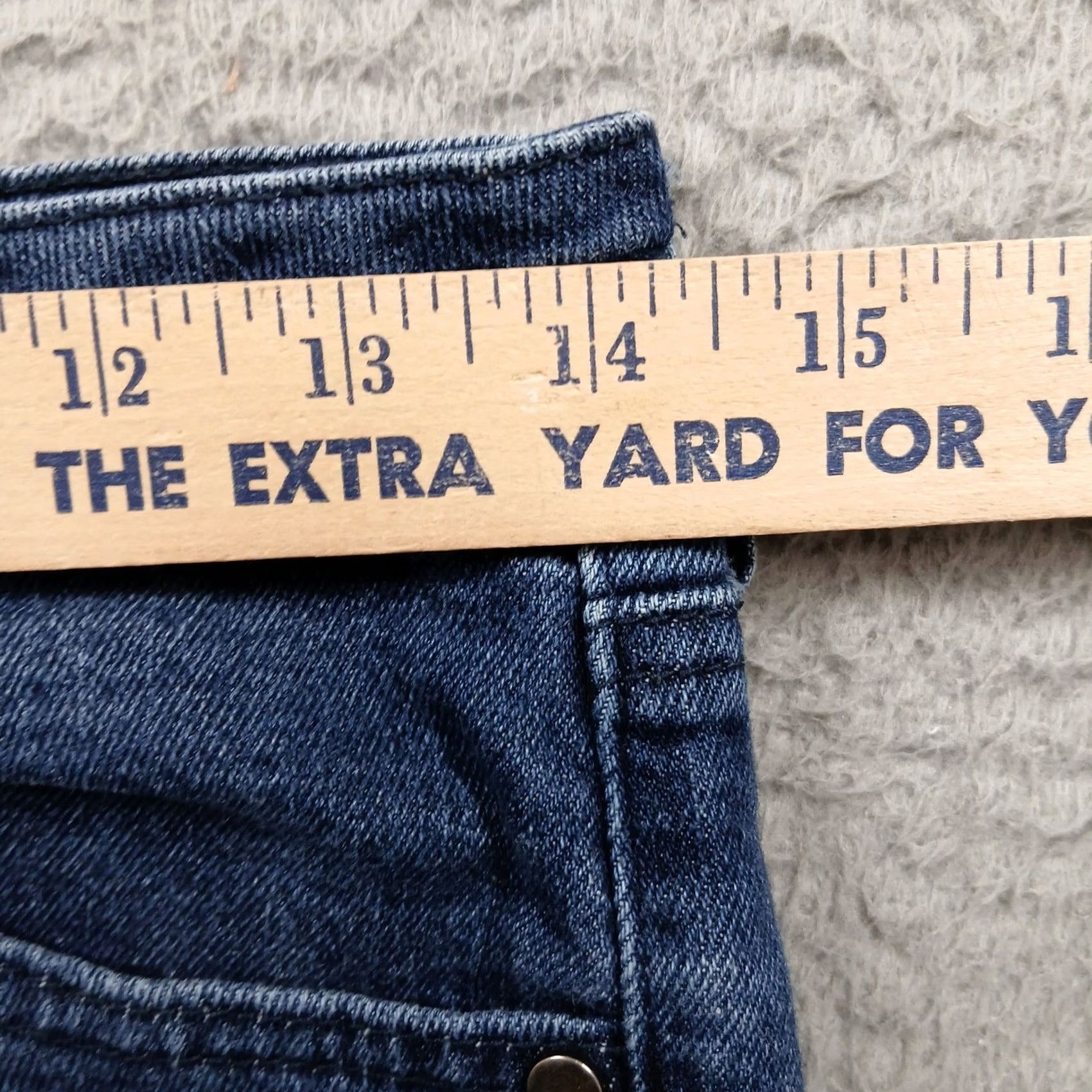 Nordstrom BP. Nordstrom High Rise Skinny Jeans Women's 29 Blue EUC Button Fly 5-Pocket Denim Cotton Spandex Stretch Size 29" - 6 Thumbnail