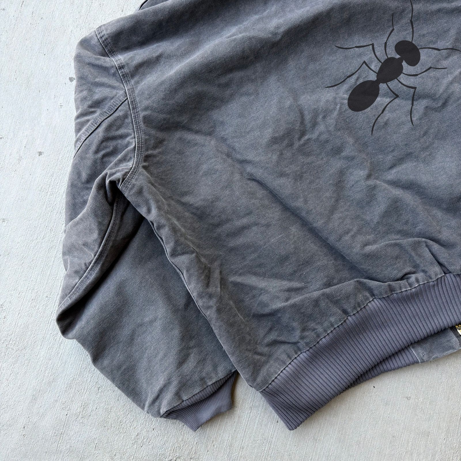 Carhartt × Vintage Carhartt J130 GVL gray hooded work wear jacket Size US XXL / EU 58 / 5 - 7 Thumbnail