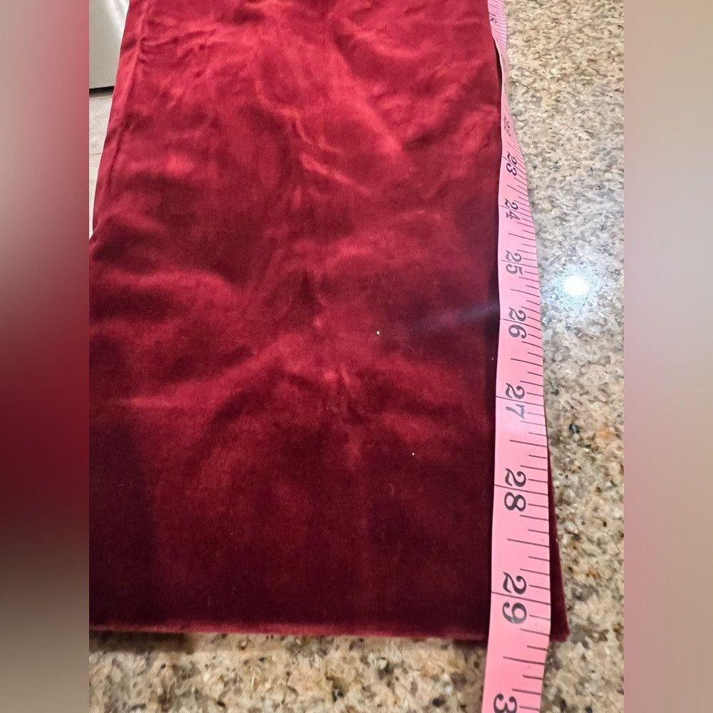 The Kooples The Kooples Burgundy Velvet Slim Pants Trousers Size 38 NWT Size 28" / US 6 / IT 42 - 6 Thumbnail