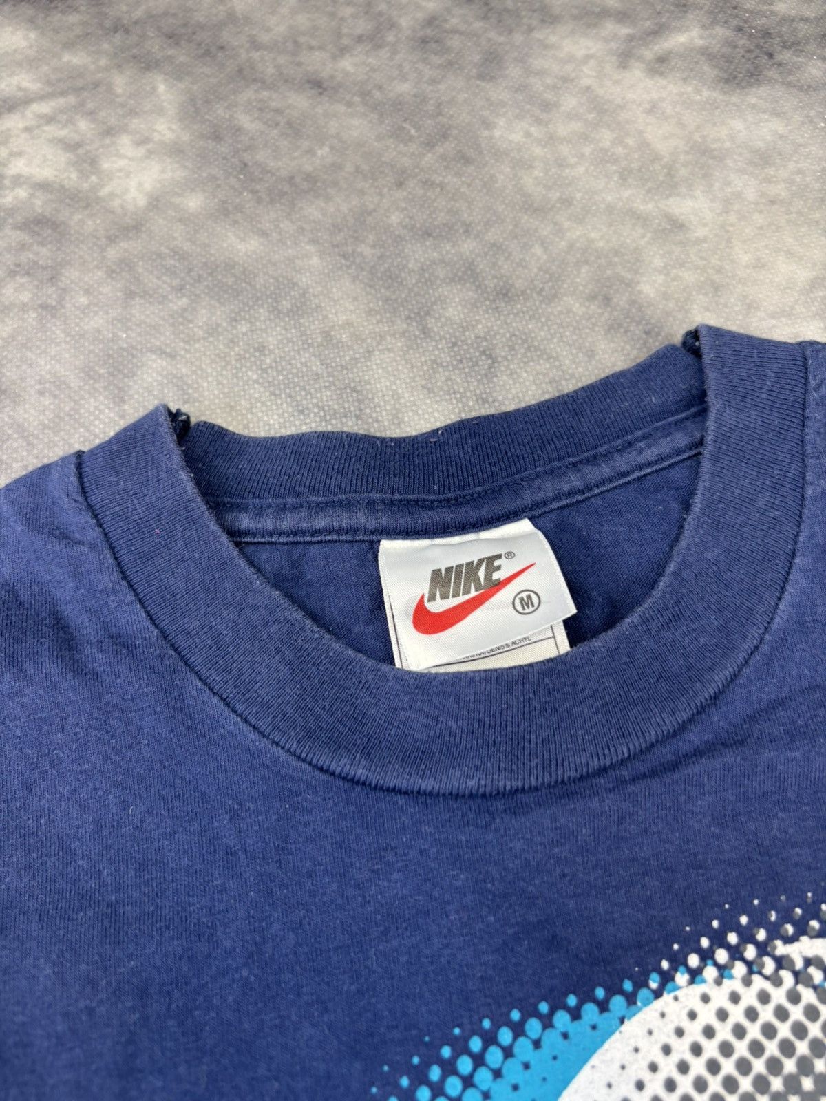 Nike × Vintage Nike Air Big Logo Swoosh vintage 90s t shirt white tag rare Size US M / EU 48-50 / 2 - 4 Thumbnail