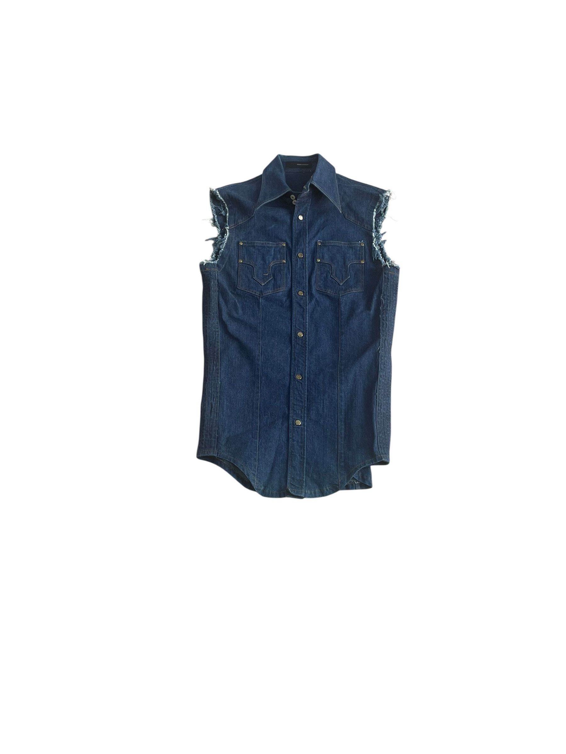 Dsquared2 Shirt denim Dsquared collection 1999 size IT 50 Size L / US 10 / IT 46 - 1 Thumbnail