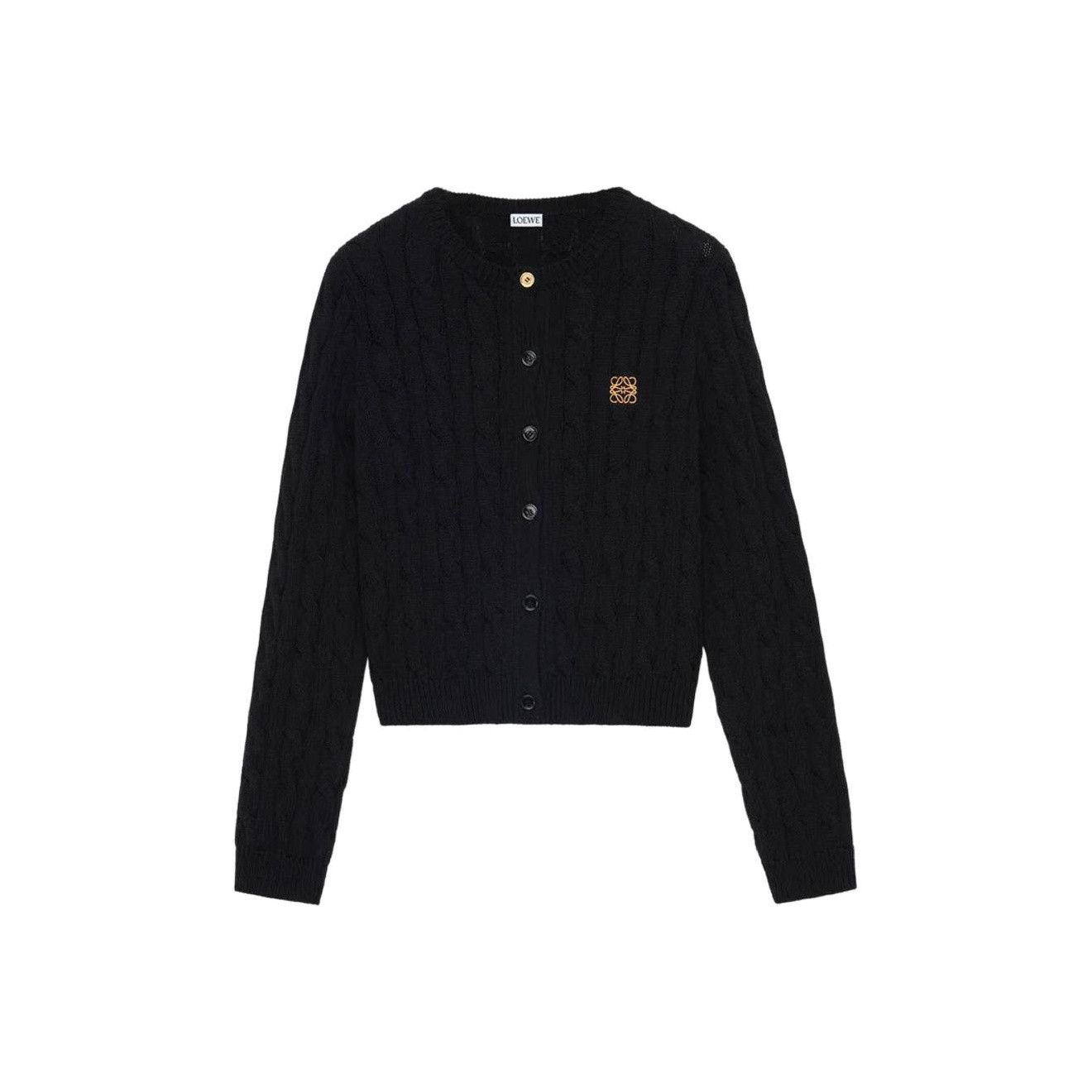 Loewe Loewe Anagram Cable Knit Cardigan Size S Size S / US 4 / IT 40 - 1 Thumbnail