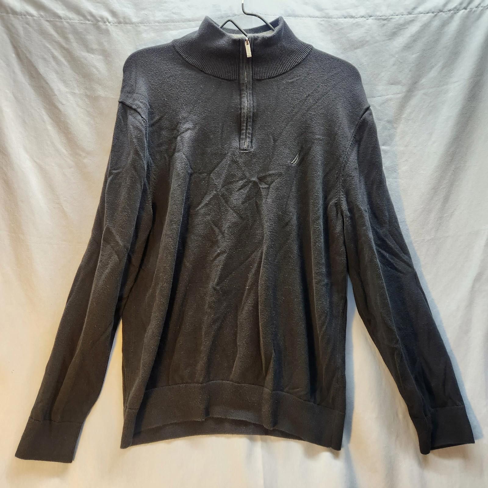 Nautica Nautica Quarter Zip Sweater Black Size Large Size US L / EU 52-54 / 3 - 1 Thumbnail