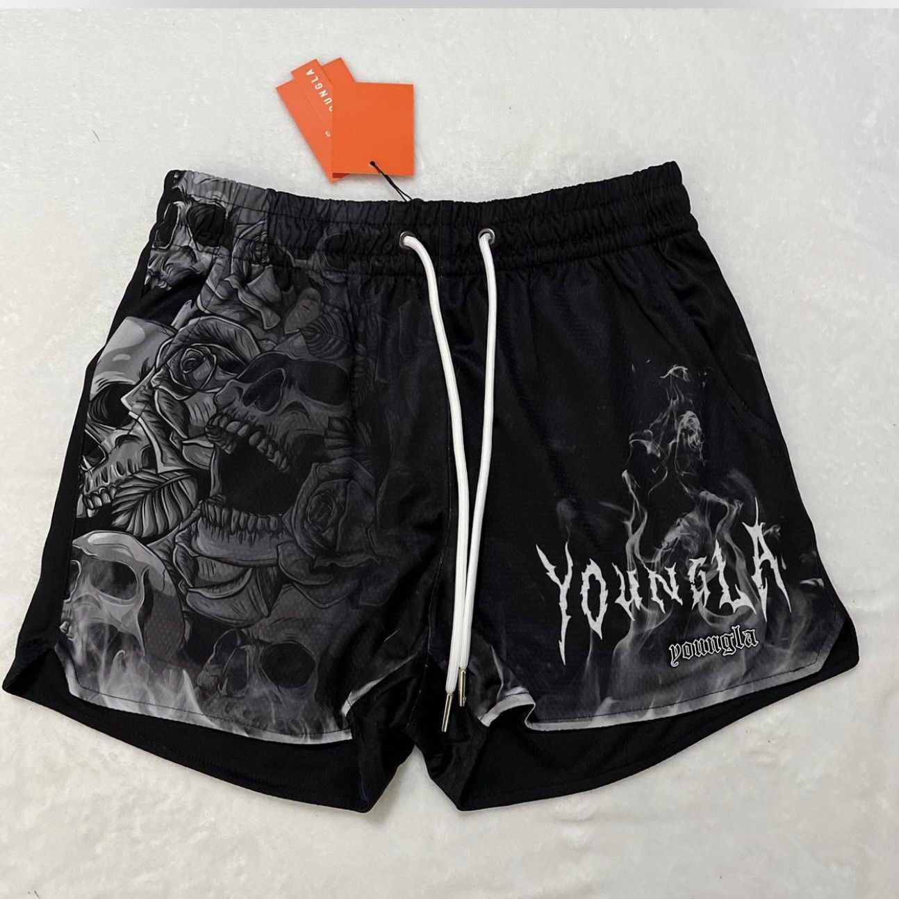 YoungLA YoungLA Men's 1004 Ghost Shorts Size Medium Brand New Size US 32 / EU 48 - 2 Thumbnail