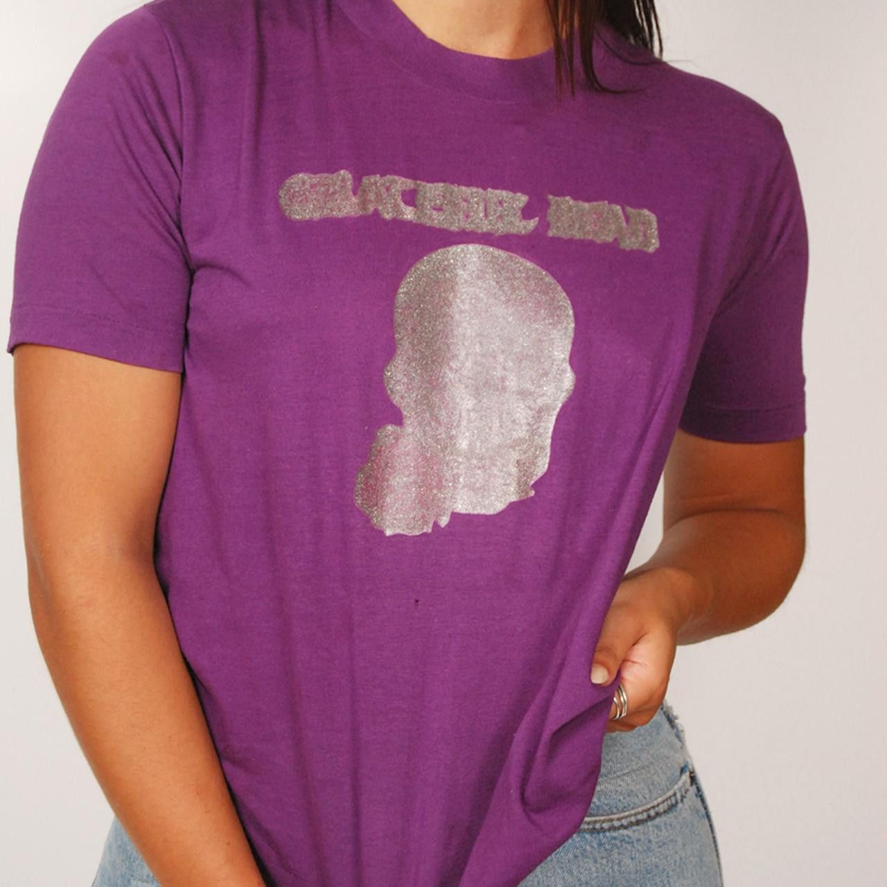 Vintage 80s Grateful Dead shirt (M) purple single stitch medium Size US M / EU 48-50 / 2 - 7 Thumbnail