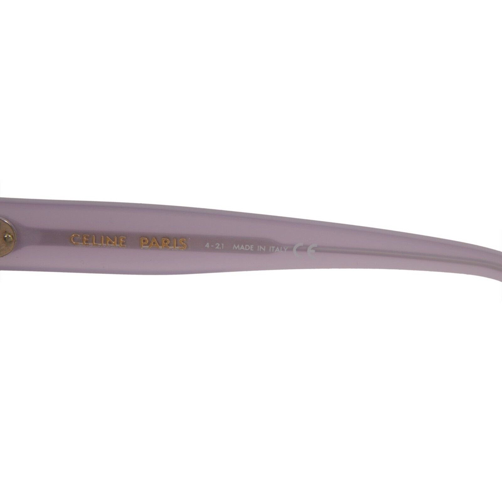 Celine CL401921 Sunglasses Purple Translucent Acetate - 02337 Size ONE SIZE - 8 Thumbnail