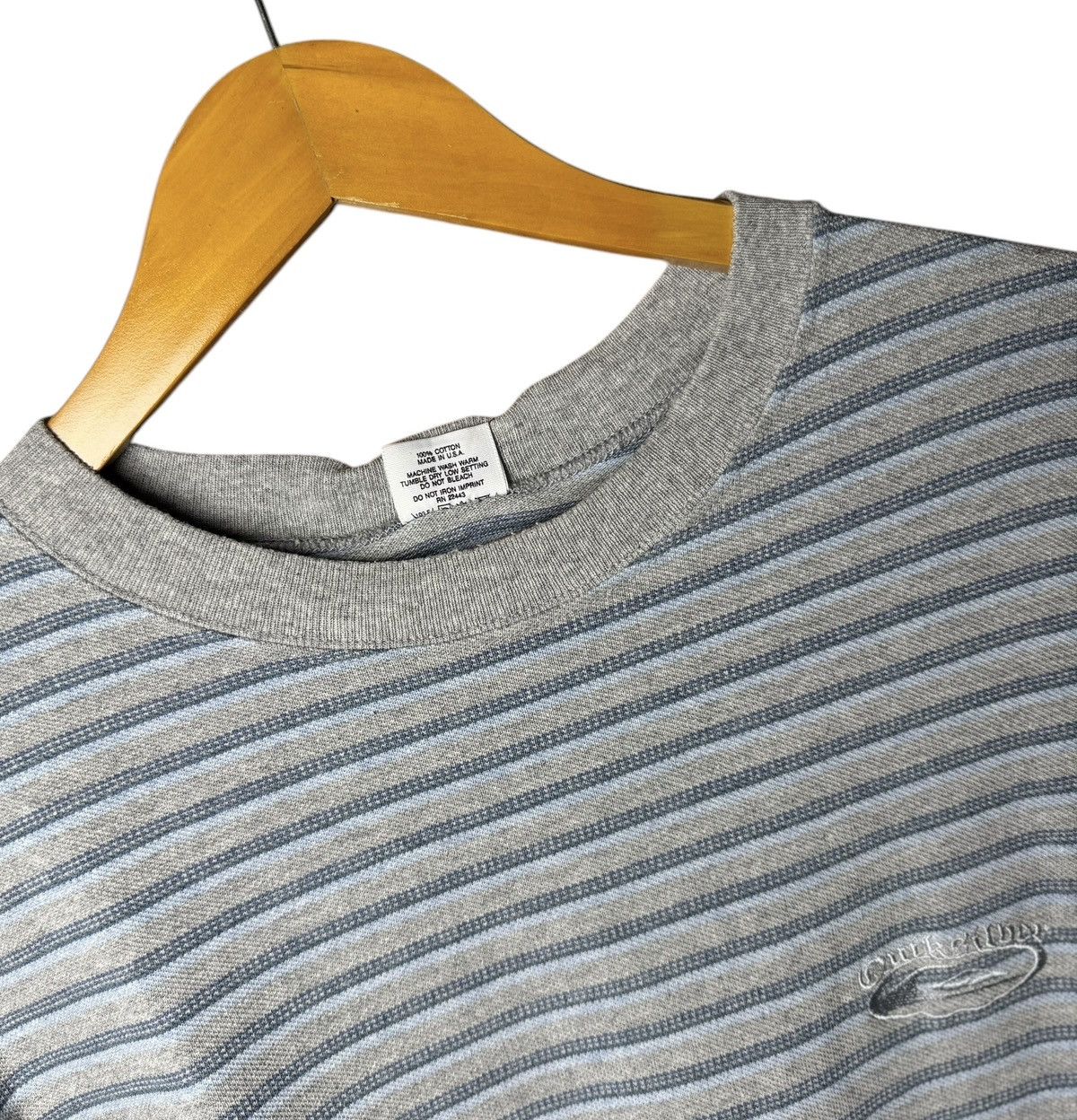 Quiksilver × Vintage Vintage 90’s Quicksilver Surf Skate Striped T-Shirt Size US L / EU 52-54 / 3 - 8 Thumbnail