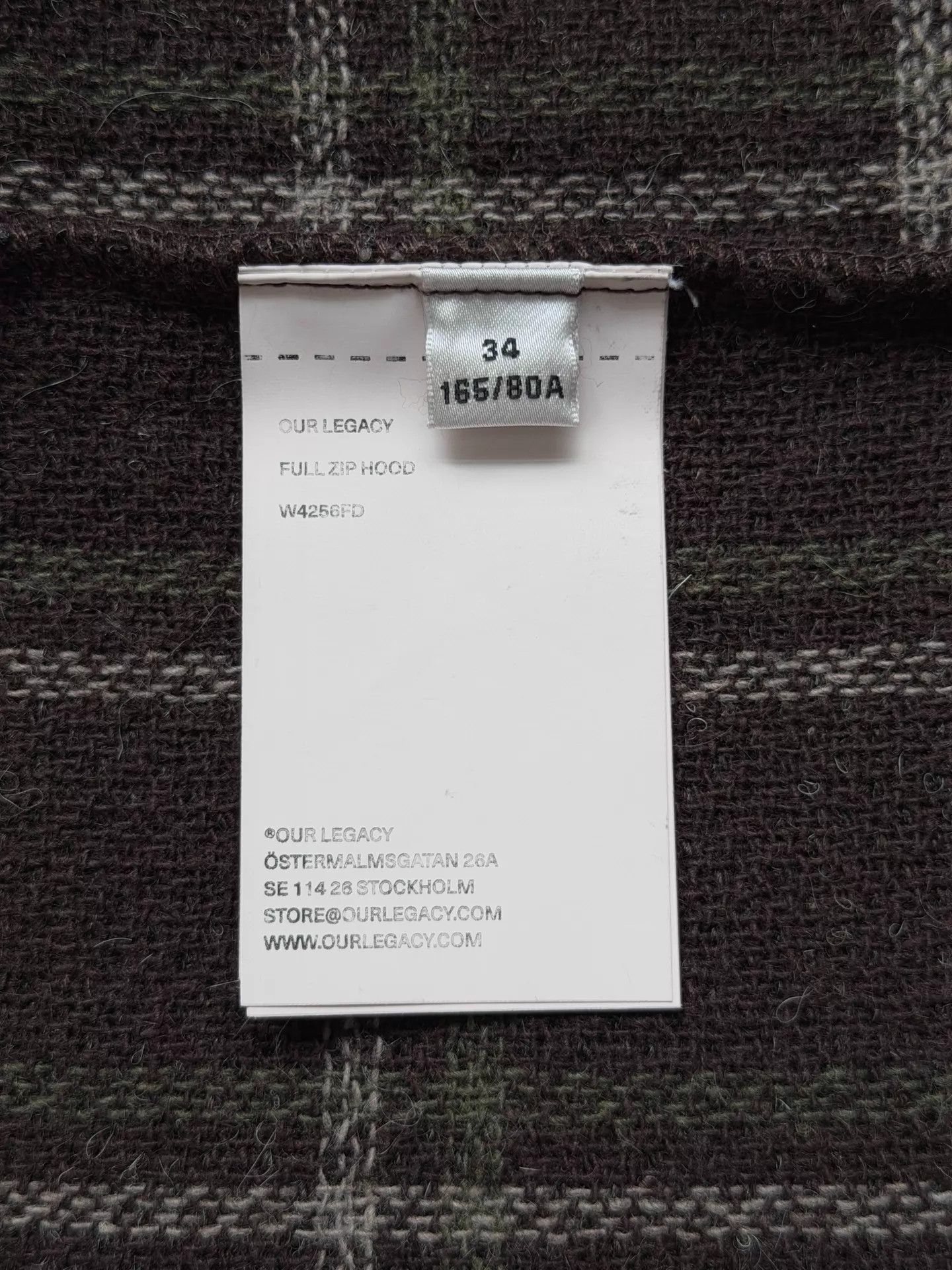 Our Legacy Our Legacy Double-Faced Chocolate Check Jacket 34W Size XXS / US 00 / IT 34 - 8 Thumbnail