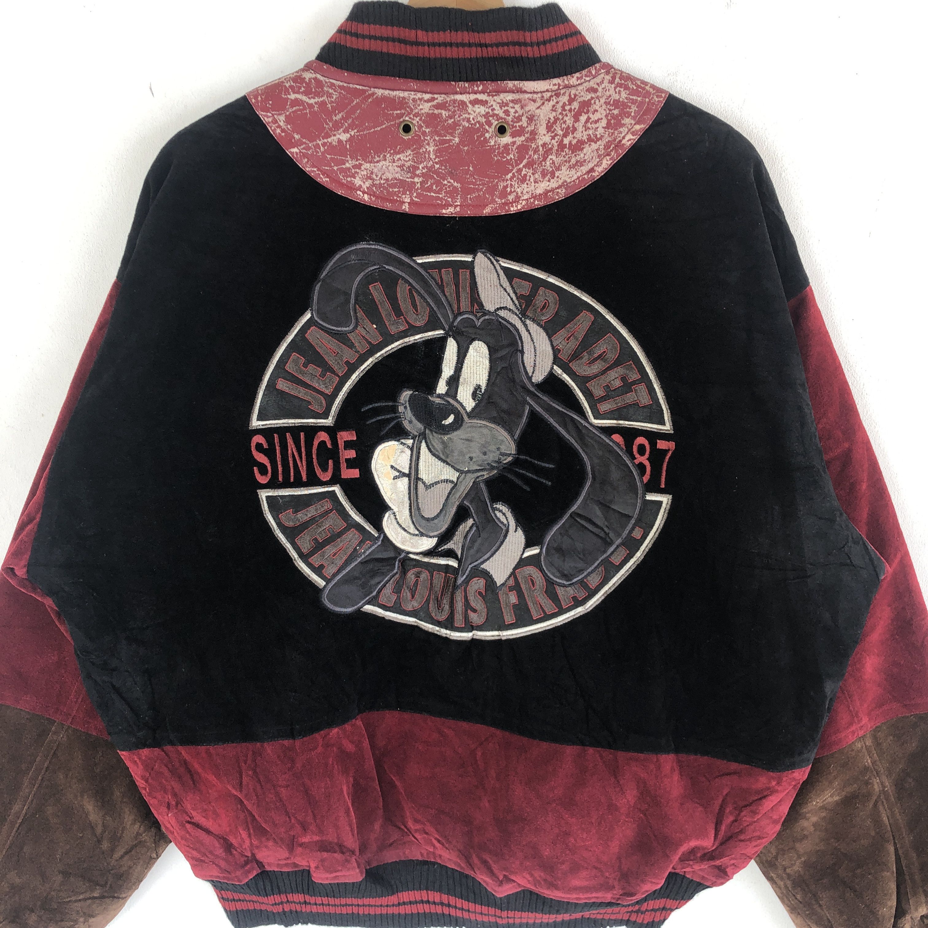 Vintage Vintage Jean Louis Fradet Varsity Jacket Wool Jacket Size US XL / EU 56 / 4 - 4 Thumbnail