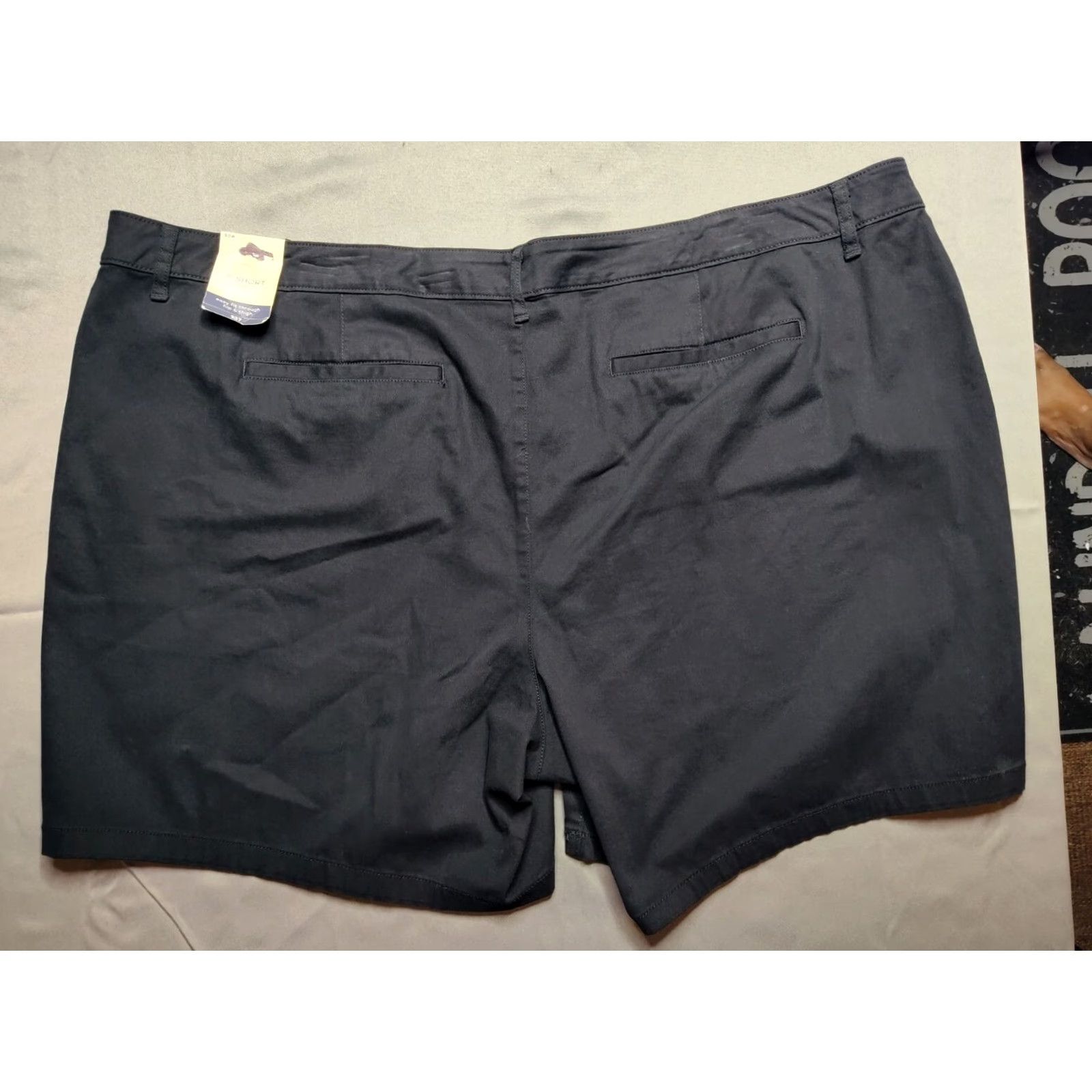 Vintage St Johns Bay Women Plus 30W Black Secretly Slender 7" Shorts NEW Size 30" / US 8 / IT 44 - 7 Thumbnail
