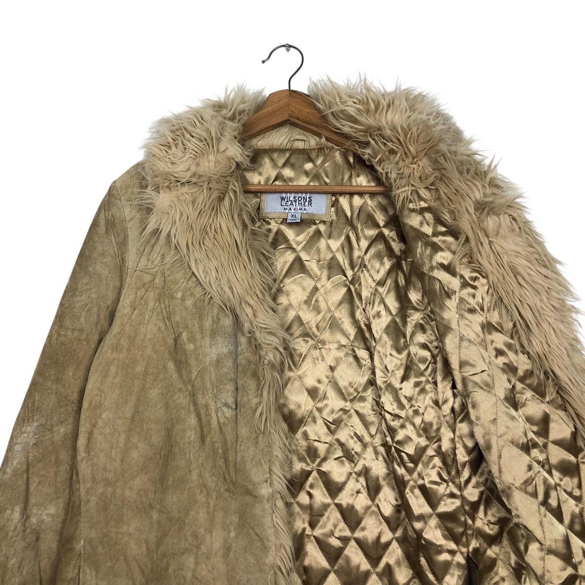 Japanese Brand 📌Vintage Shearling Leather Jacket Maxima Issey Miyake Fur Size US XL / EU 56 / 4 - 13 Thumbnail