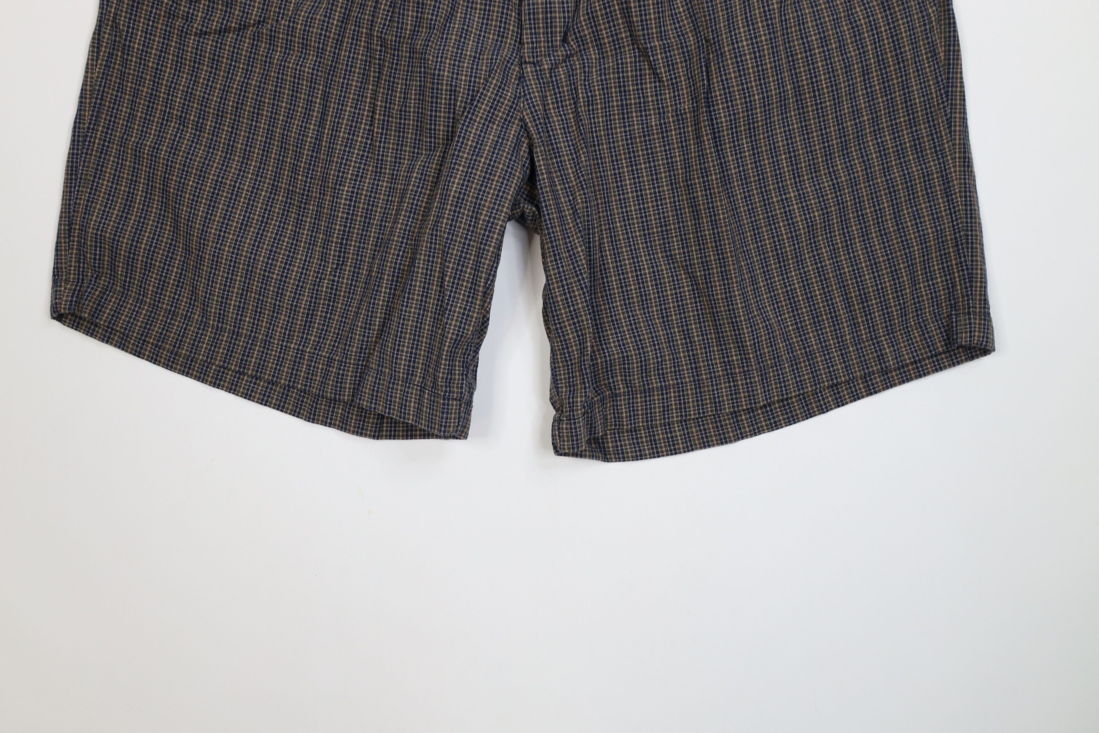 Vintage Vintage 90s Streetwear Chino Golf Shorts Plaid Cotton Size US 38 / EU 54 - 4 Thumbnail