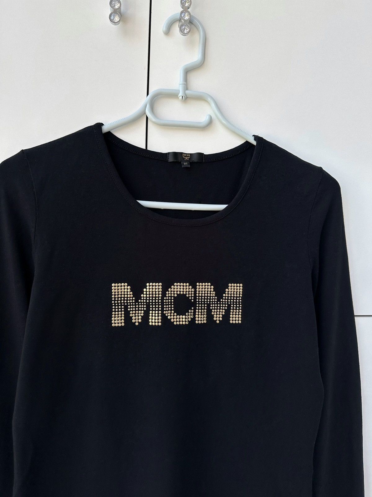 MCM MCM Logo Long Sleeve Black Size XS / US 0-2 / IT 36-38 - 2 Thumbnail