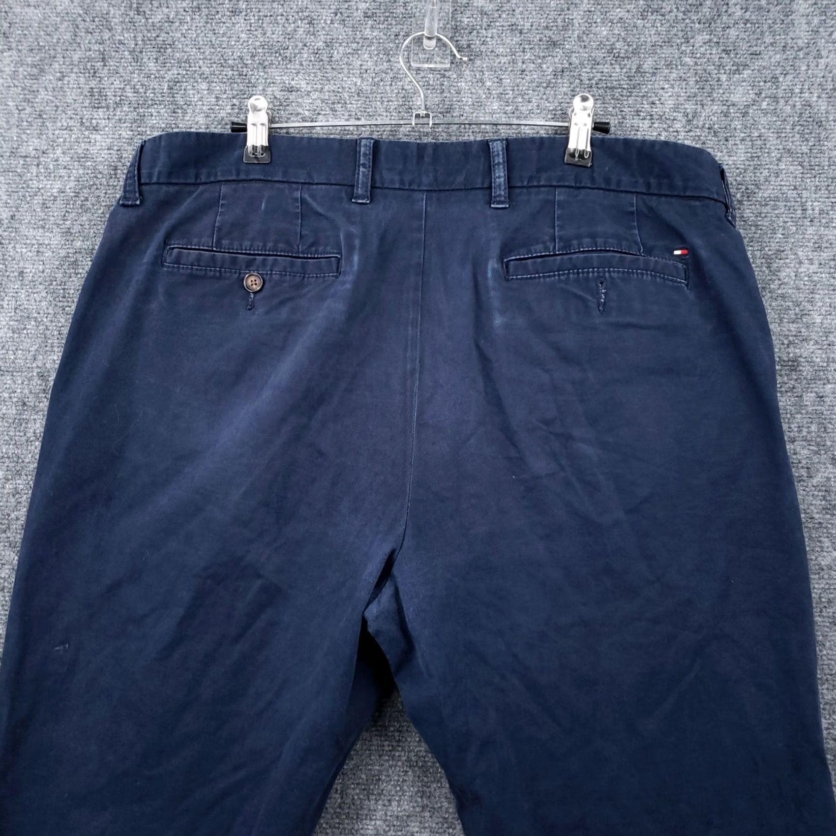 Tommy Hilfiger Tommy Hilfiger Pants Mens 36x30 Blue Chino Mid-Rise Straight Tailored Fit Casual Size US 36 / EU 52 - 6 Thumbnail