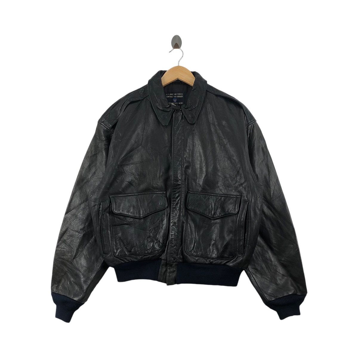 Vintage US Army Air Force Type A-2 Leather Jacket Size S