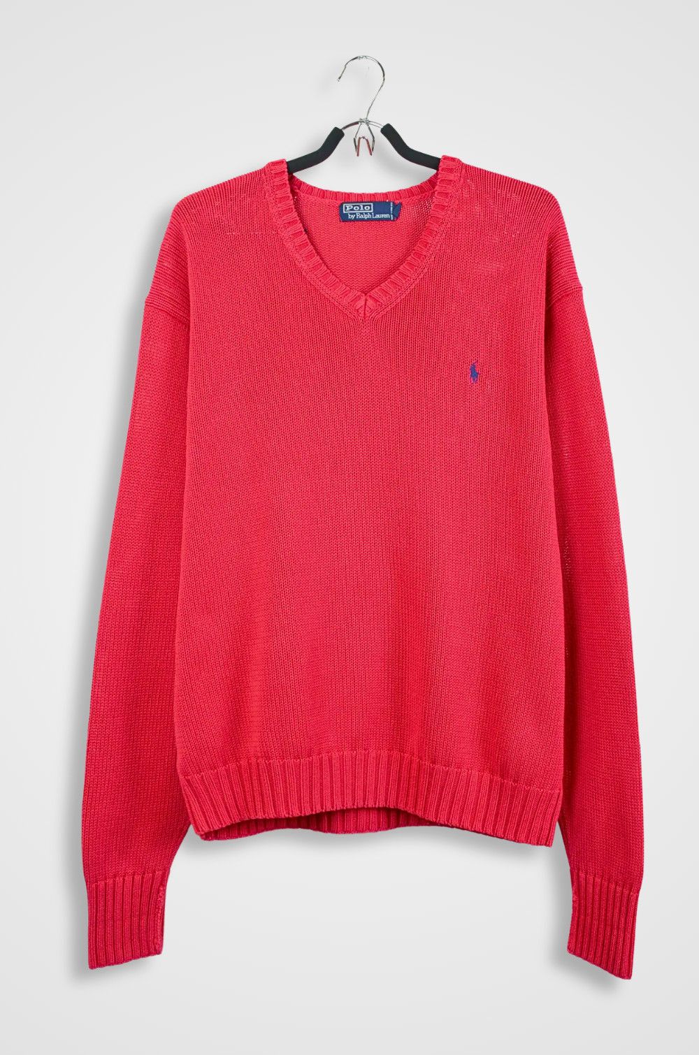 Polo Ralph Lauren Polo Ralph Lauren Cotton Sweater – Coral Red – Size XL Size US XL / EU 56 / 4 - 1 Thumbnail