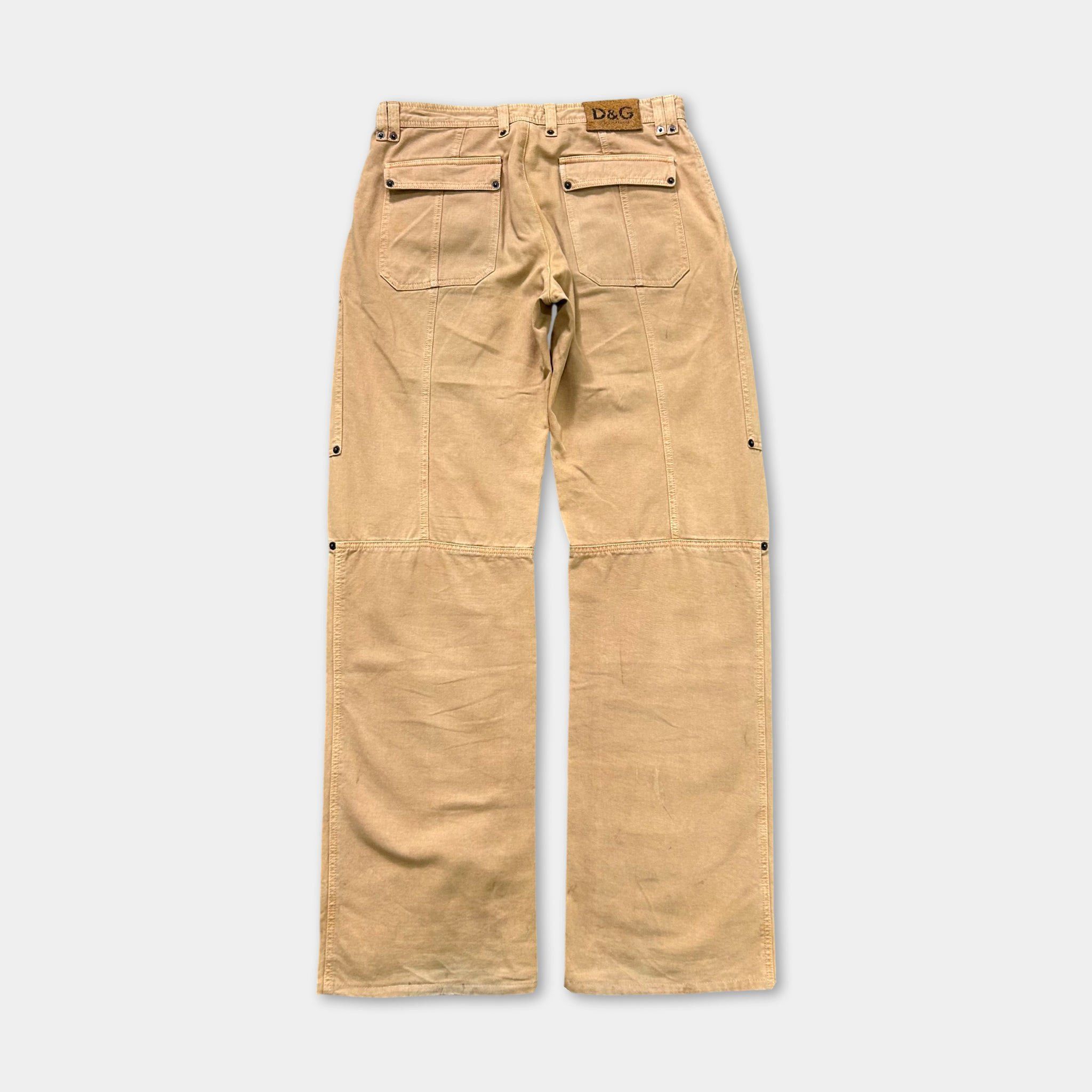 Dolce & Gabbana Dolce & Gabbana Carpenter Beige Pants Size US 32 / EU 48 - 7 Thumbnail