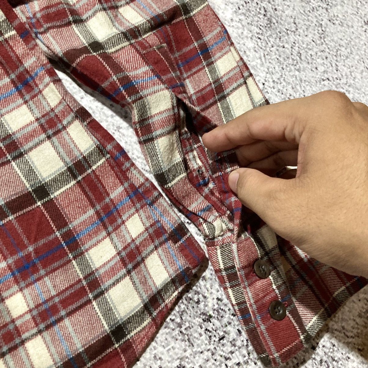 GOSTAR DE FUGA 🇯🇵 2000s Gostar De Fuga Flanel Plaid Shirt Button Up Punk Size US S / EU 44-46 / 1 - 13 Thumbnail