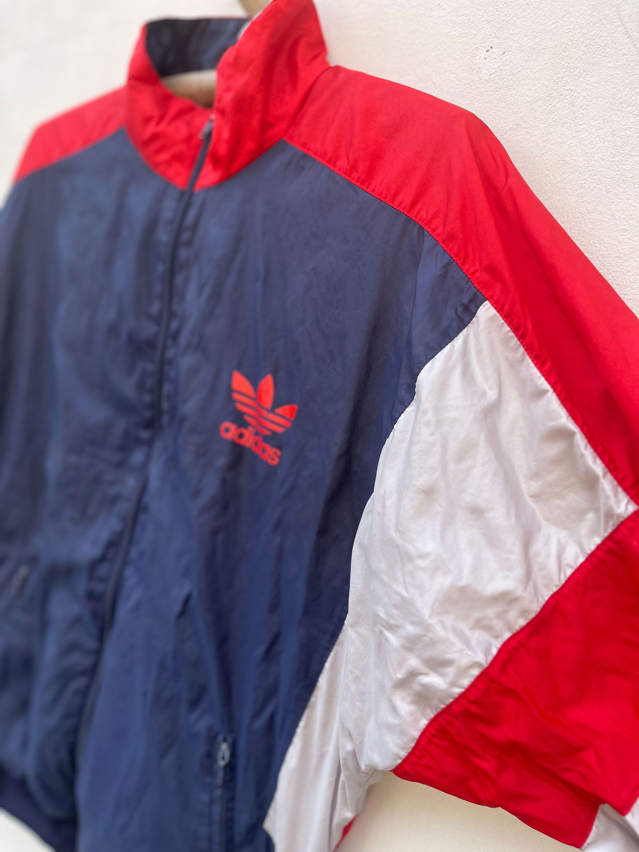 Adidas × Sports Specialties Vintage Adidas Original Trefoil Logo Zipper Windbreaker Size US L / EU 52-54 / 3 - 2 Thumbnail