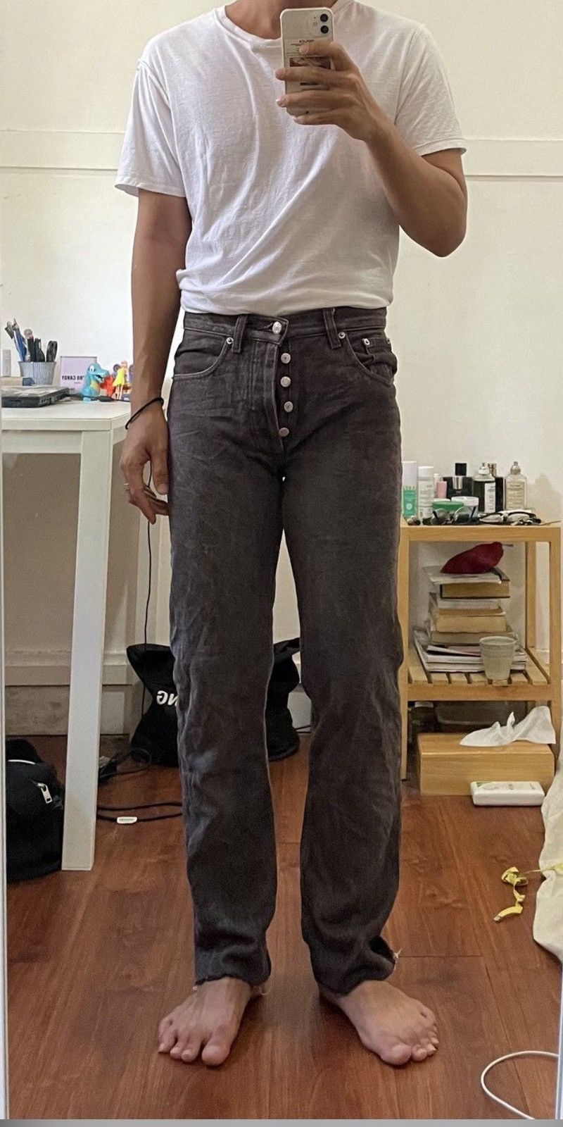 Helmut Lang Vintage helmut lang classic denim italian cut jeans Size US 27 - 2 Thumbnail
